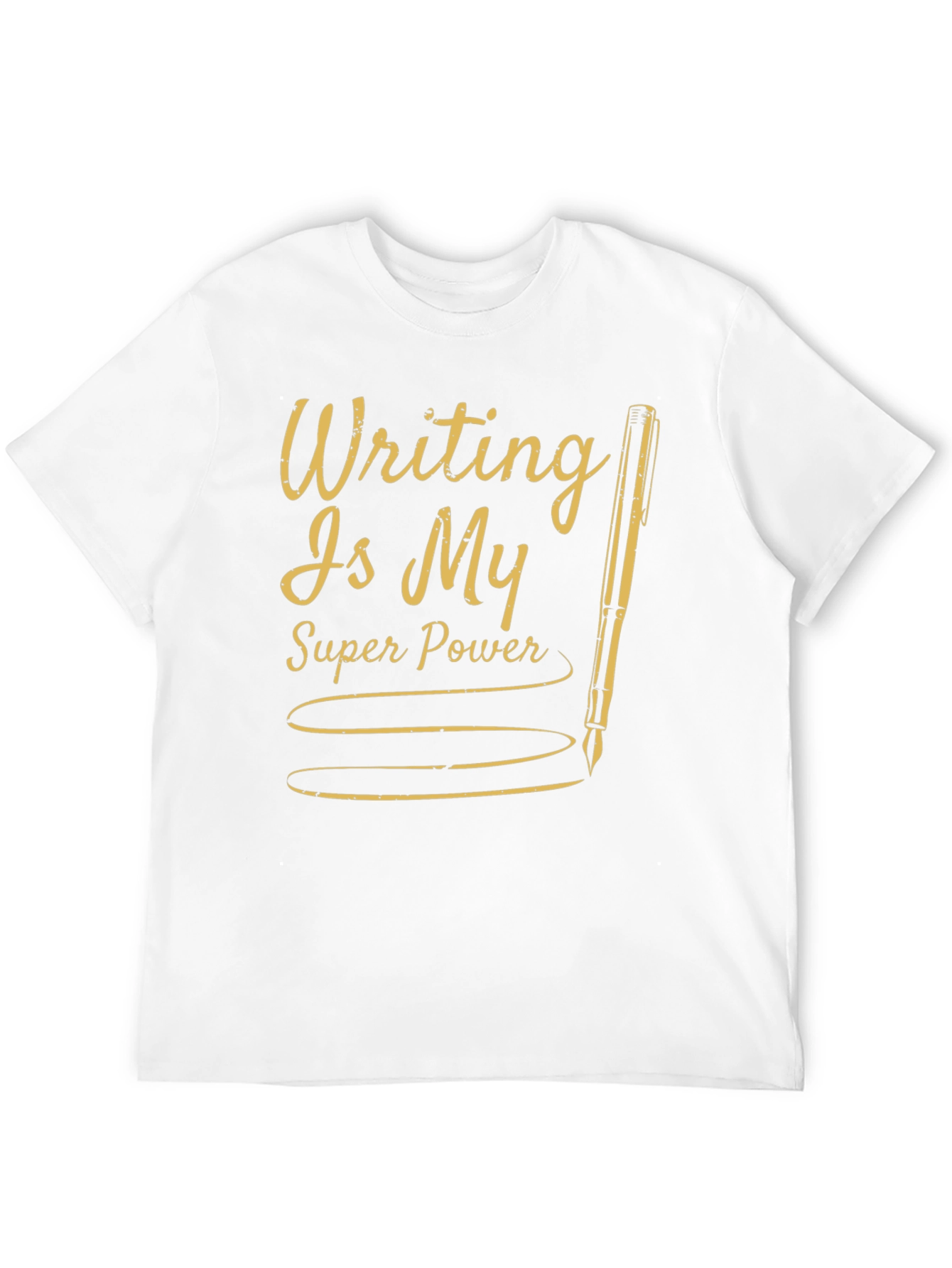 Writers Super Power Black Tee