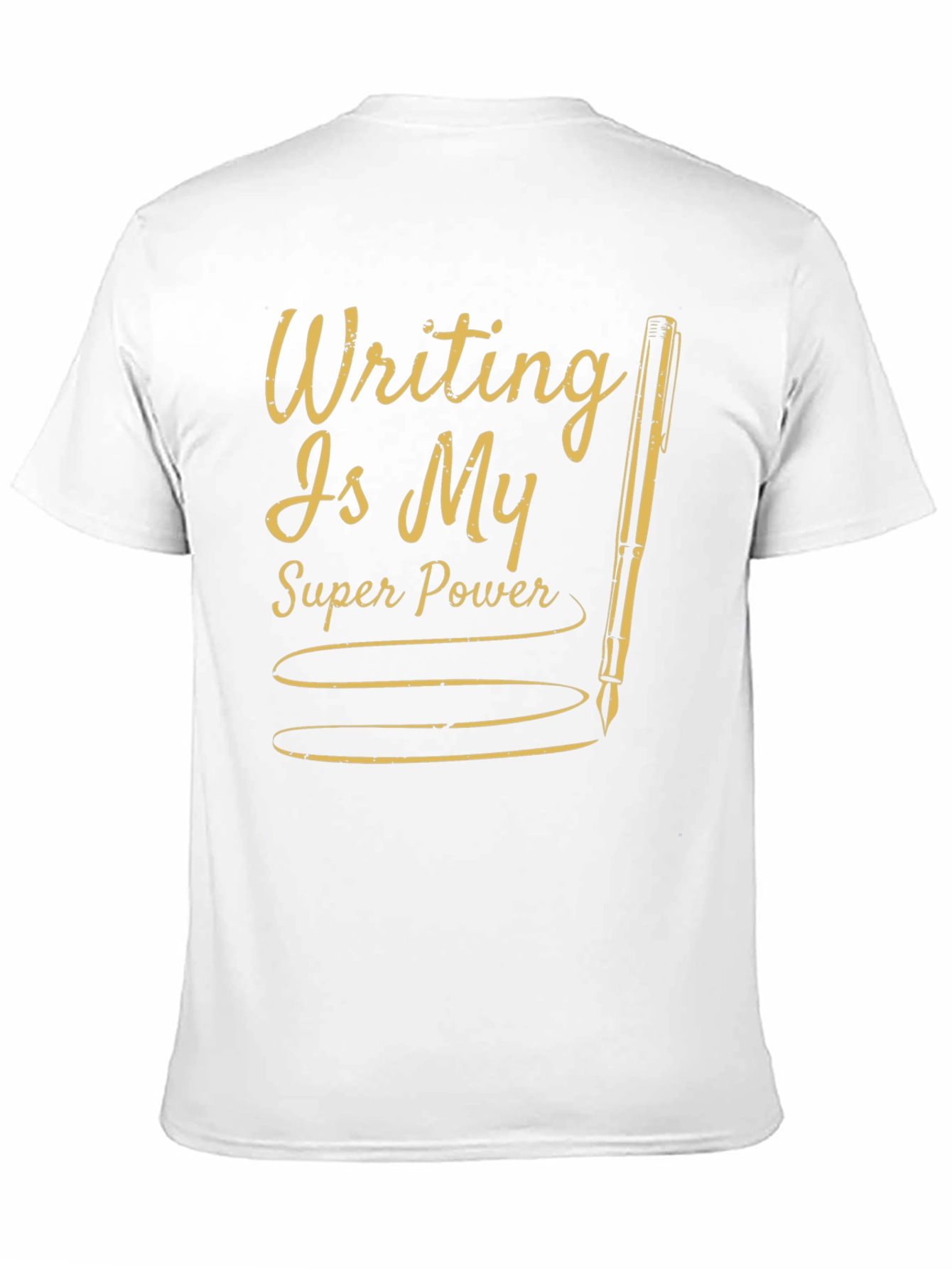 Writers Super Power Black Tee