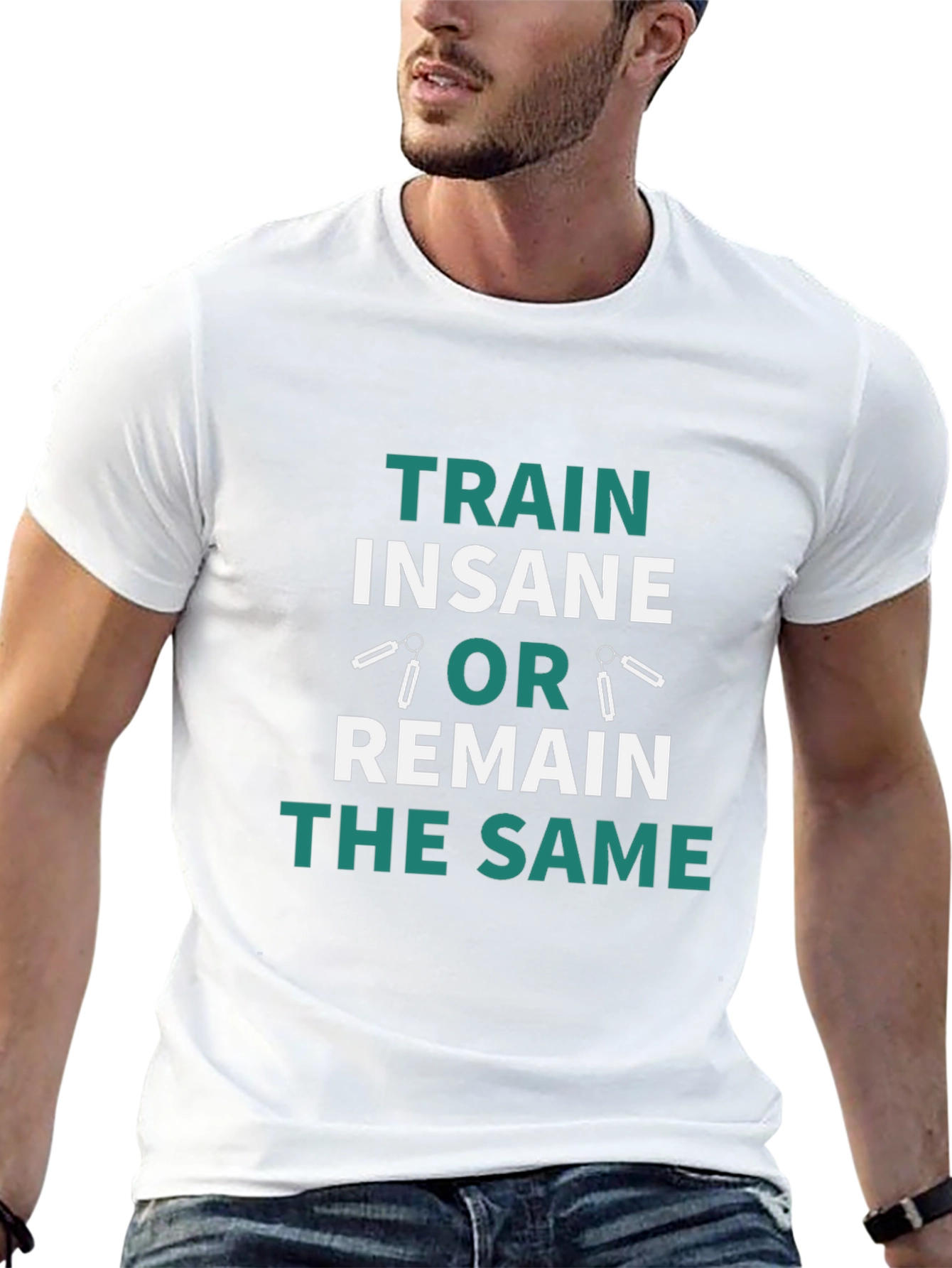 Train Insane Motivational Graphic T-Shirt