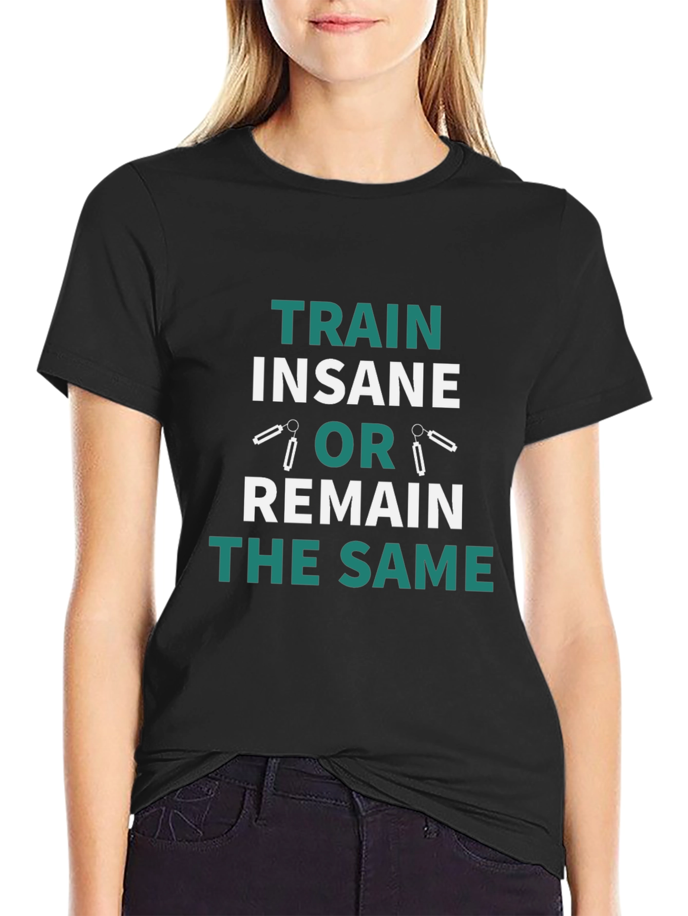 Train Insane Motivational Graphic T-Shirt