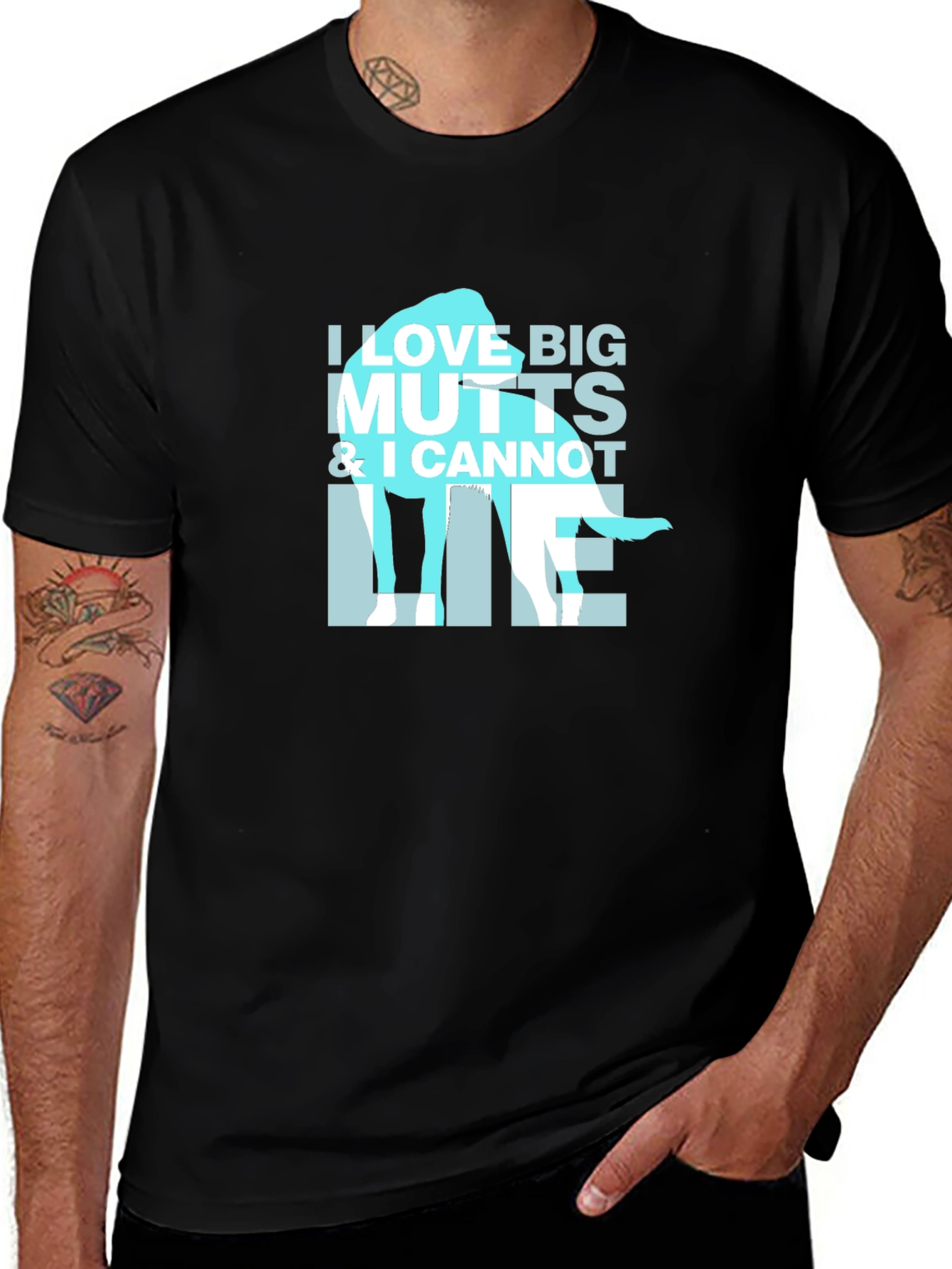 I Love Big Mutts Funny Dog Lover T-Shirt