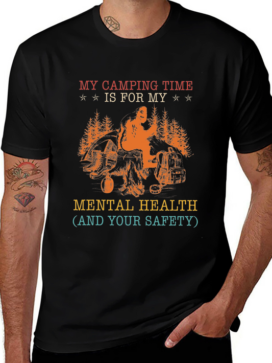 Camping Mental Health T-Shirt