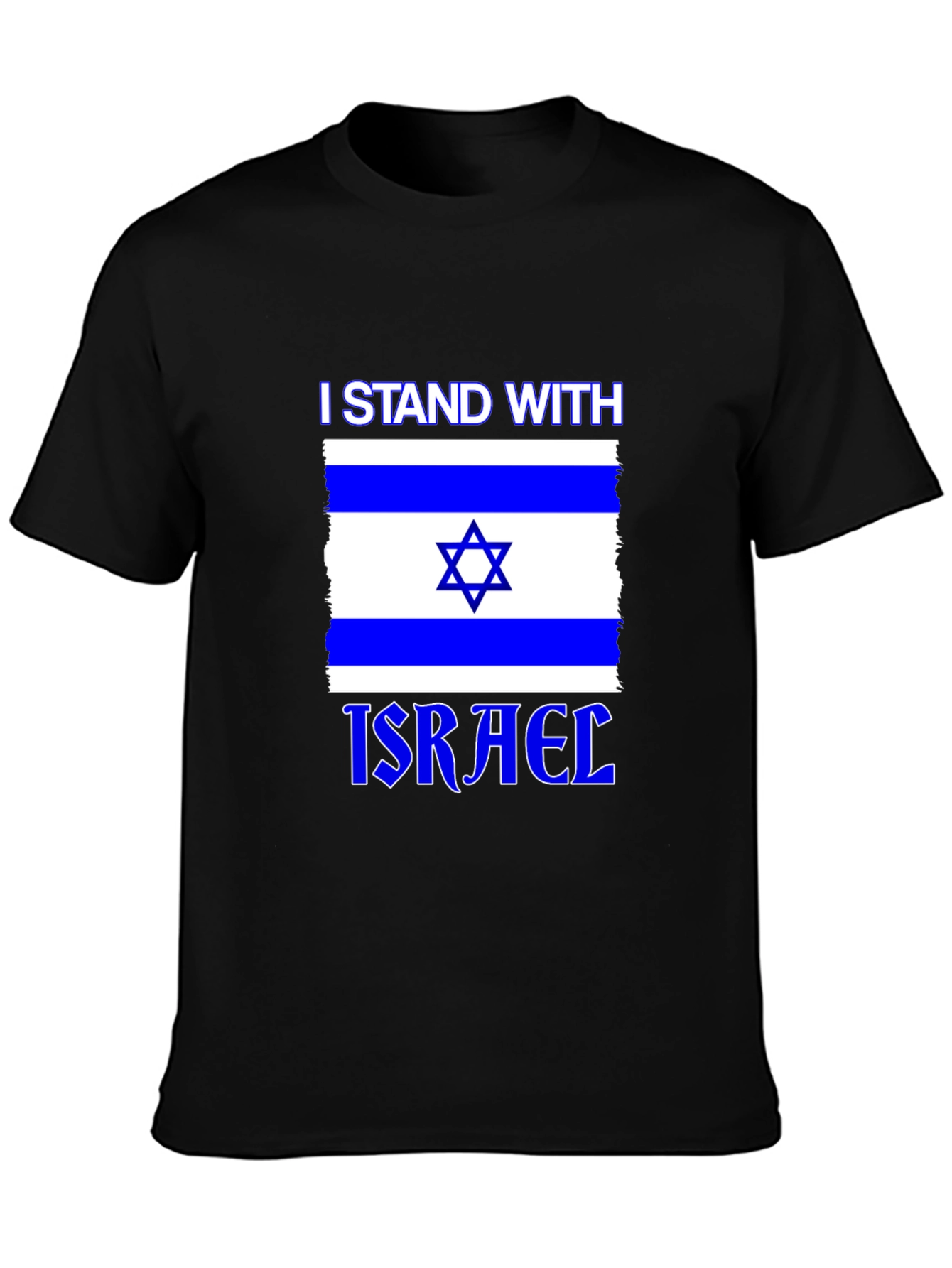 I Stand With Israel T-Shirt - Classic Black Tee