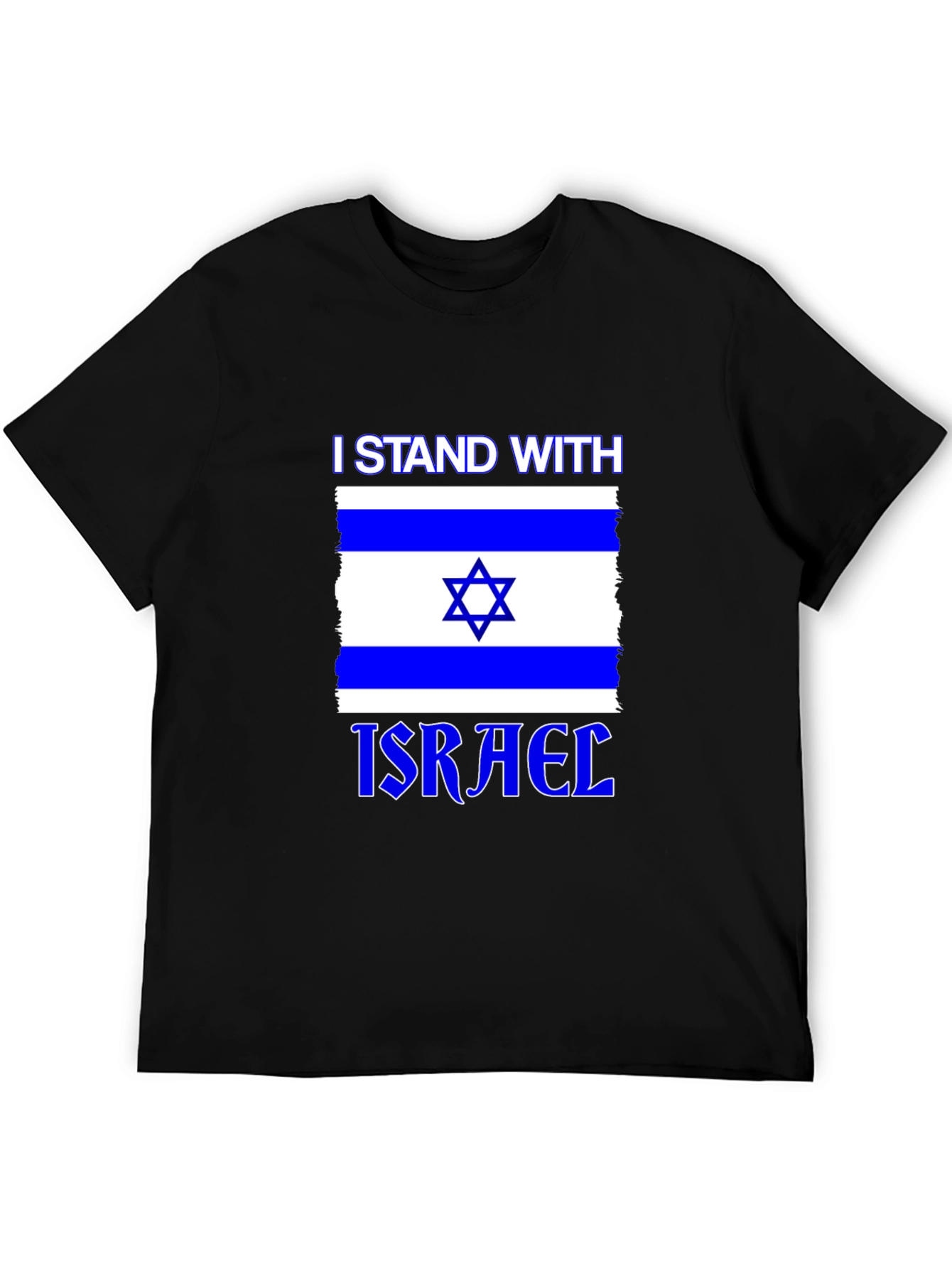 I Stand With Israel T-Shirt - Classic Black Tee