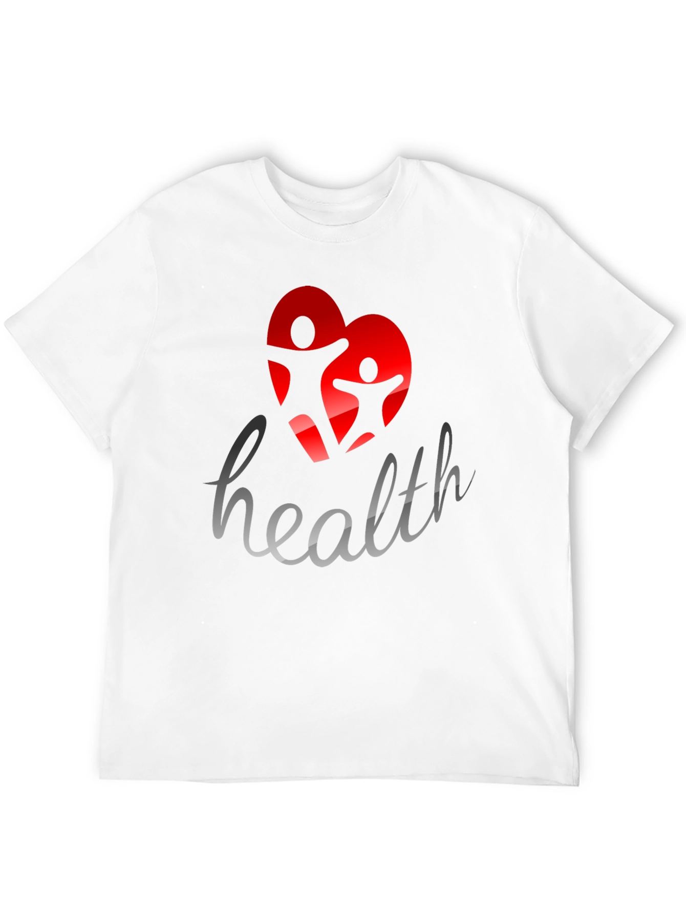 Health Awareness Graphic Tee - Black