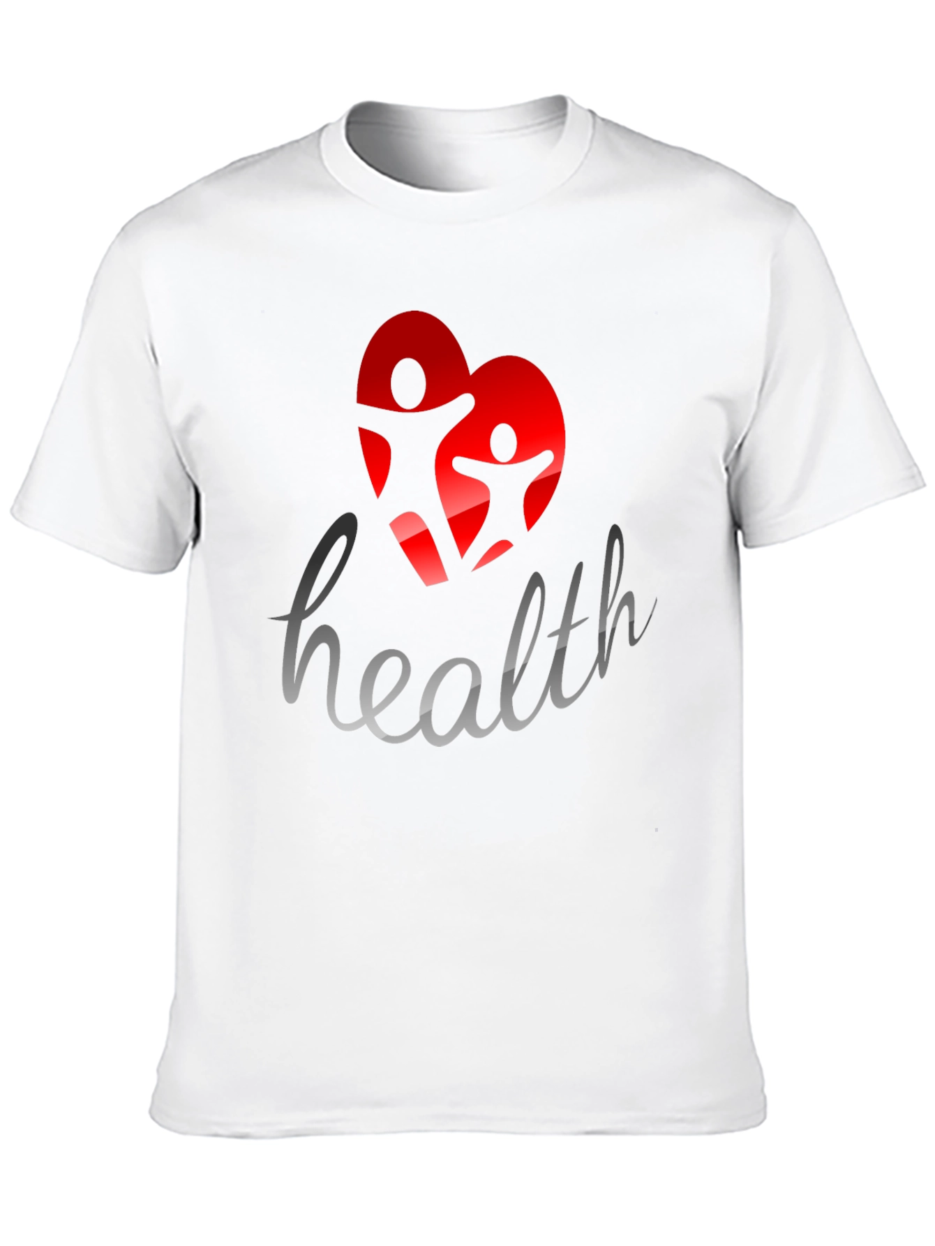 Health Awareness Graphic Tee - Black