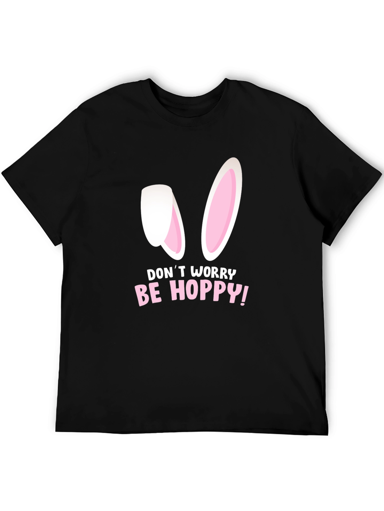Be Hoppy Easter Graphic Tee - Black
