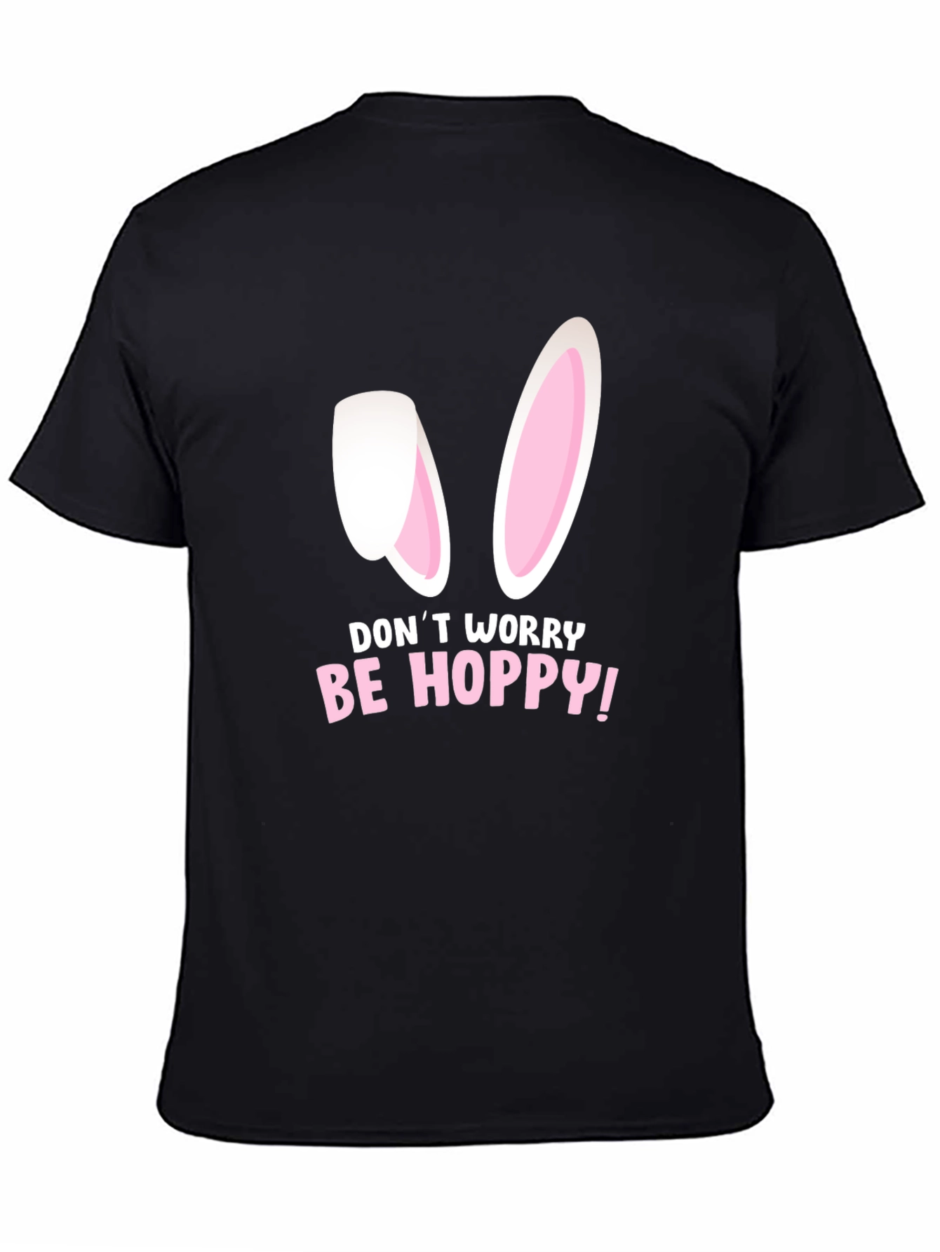 Be Hoppy Easter Graphic Tee - Black