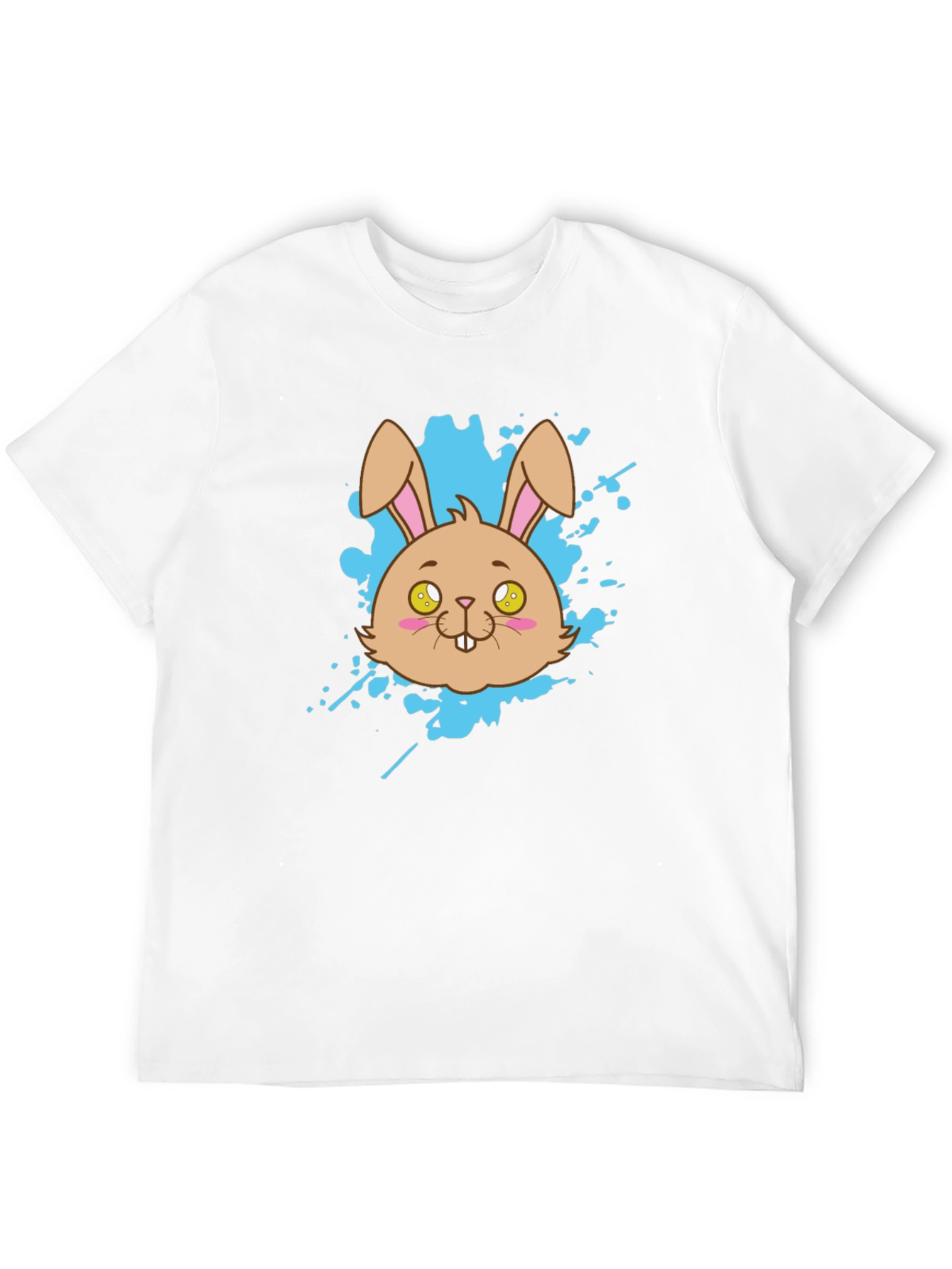 Cartoon Bunny Graphic T-Shirt - Soft Cotton Blend