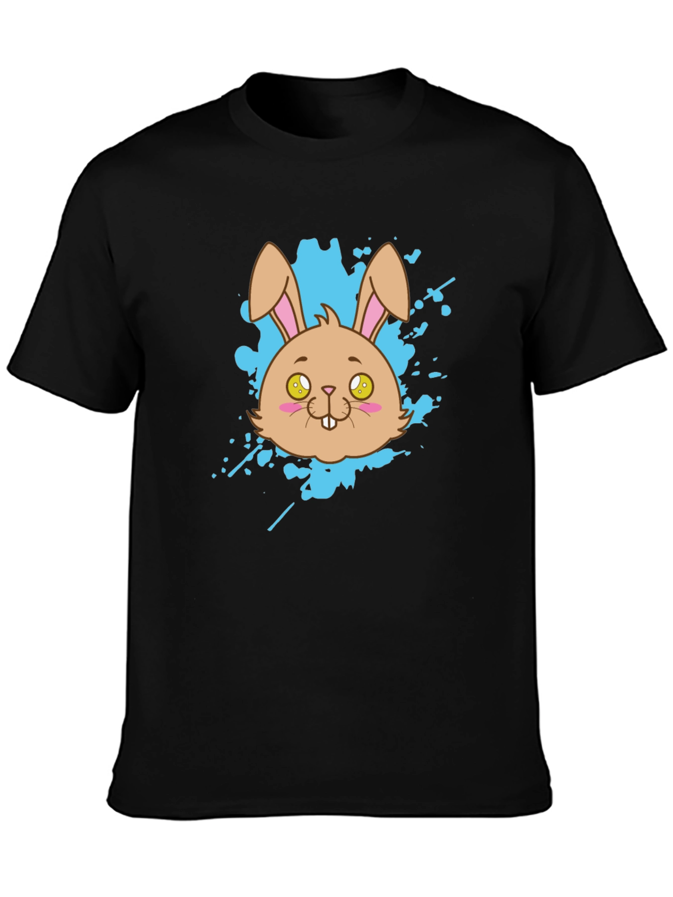 Cartoon Bunny Graphic T-Shirt - Soft Cotton Blend