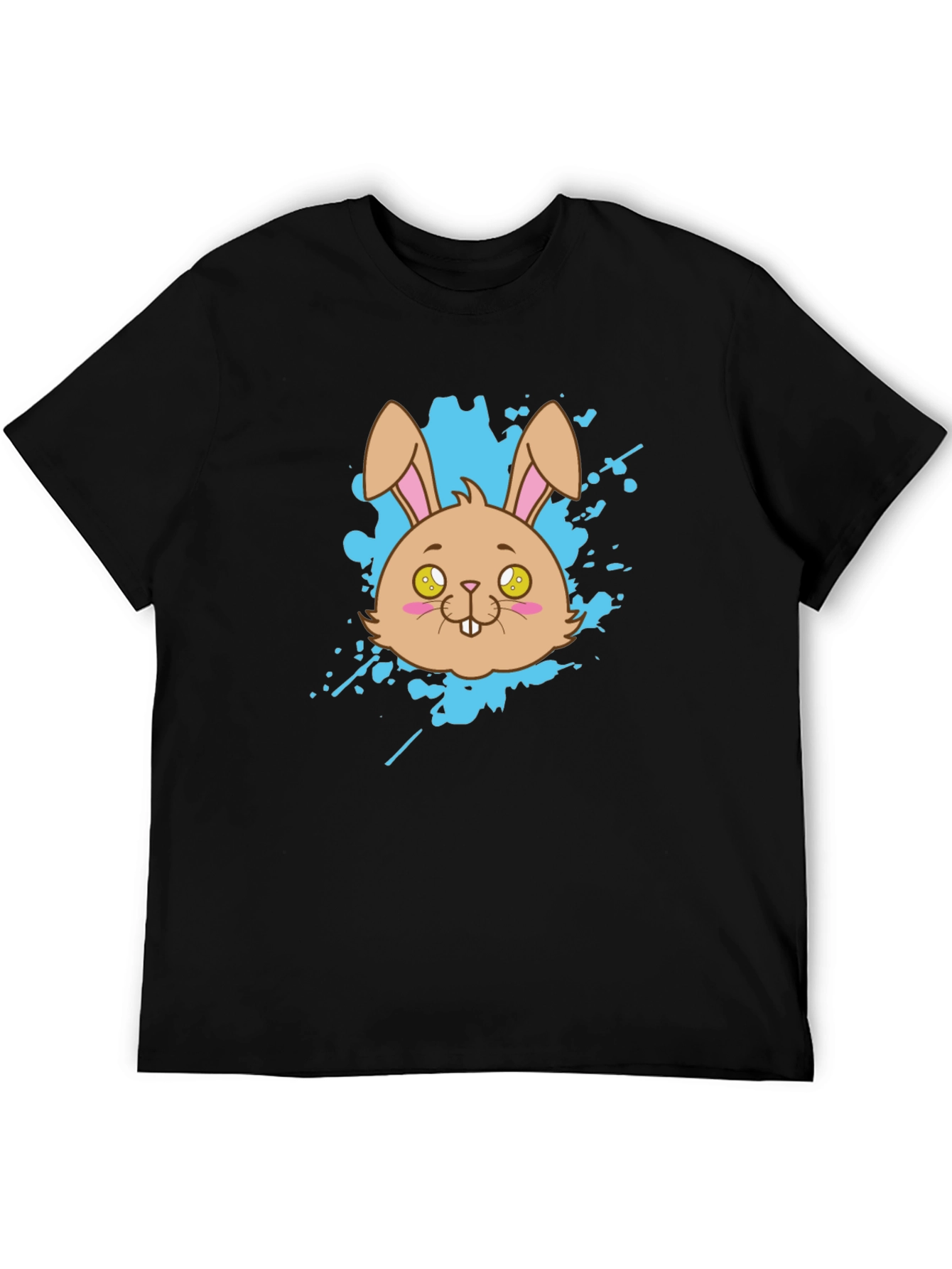 Cartoon Bunny Graphic T-Shirt - Soft Cotton Blend