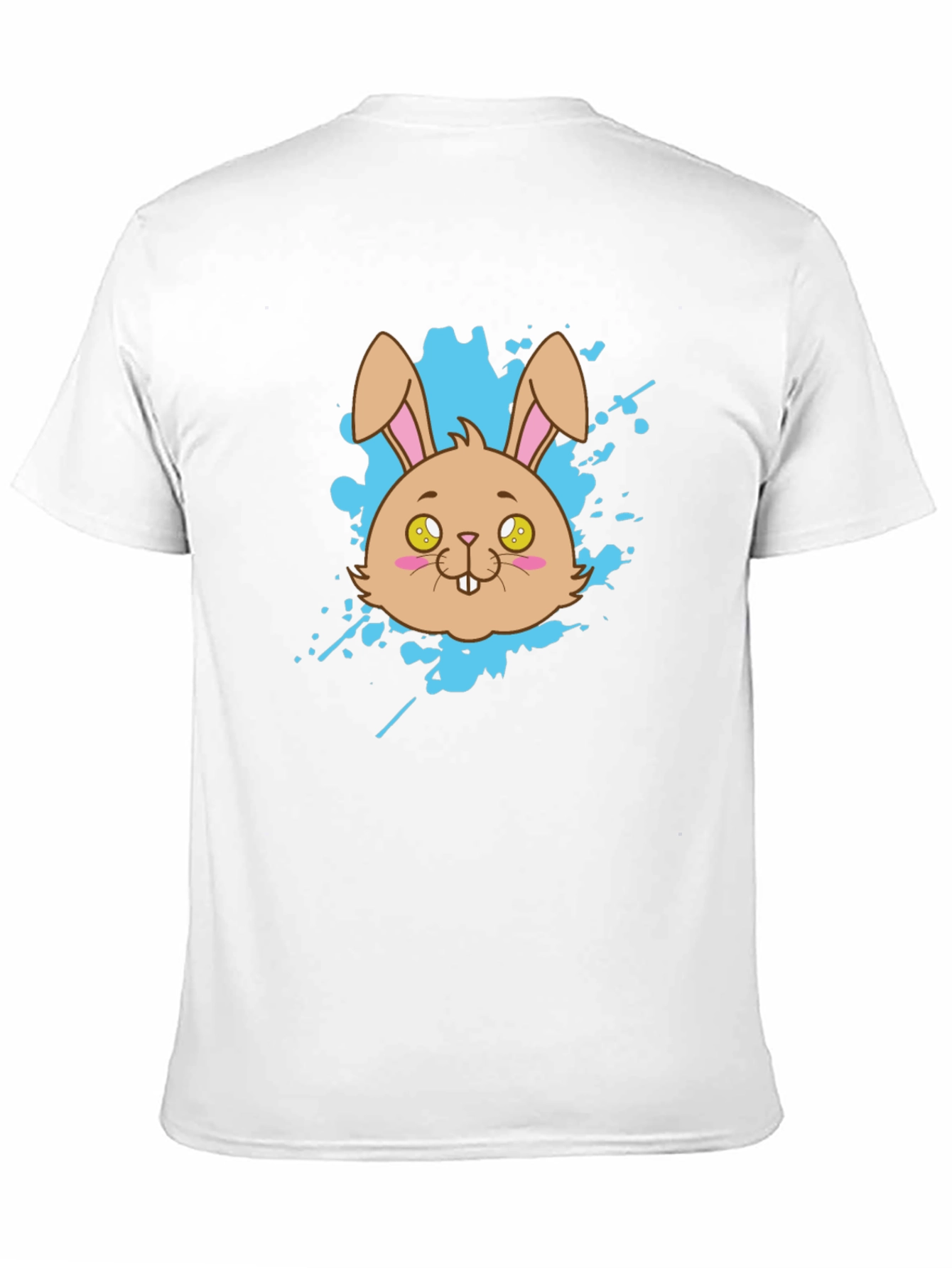 Cartoon Bunny Graphic T-Shirt - Soft Cotton Blend