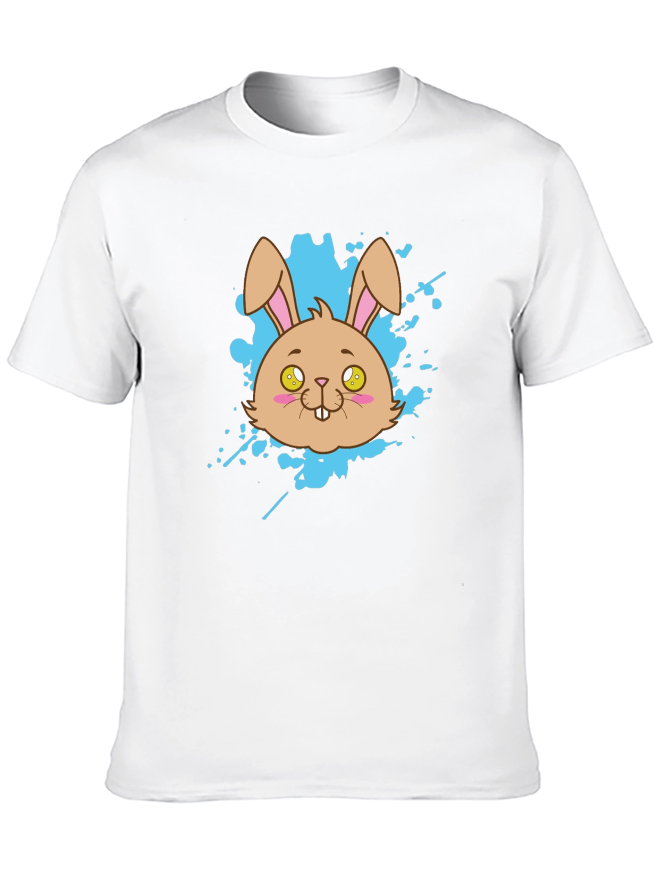 Cartoon Bunny Graphic T-Shirt - Soft Cotton Blend