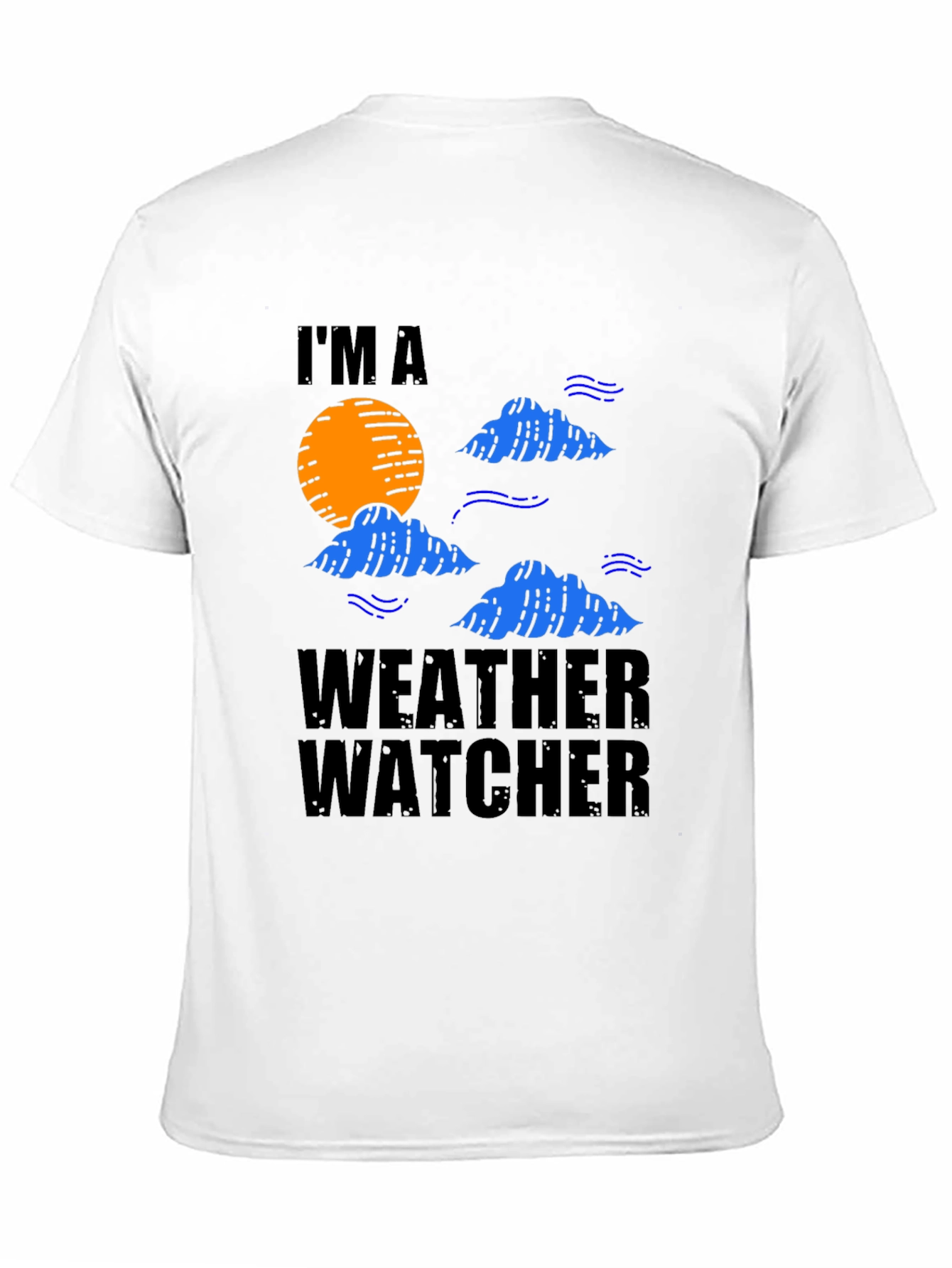 Im A Weather Watcher Black T-Shirt