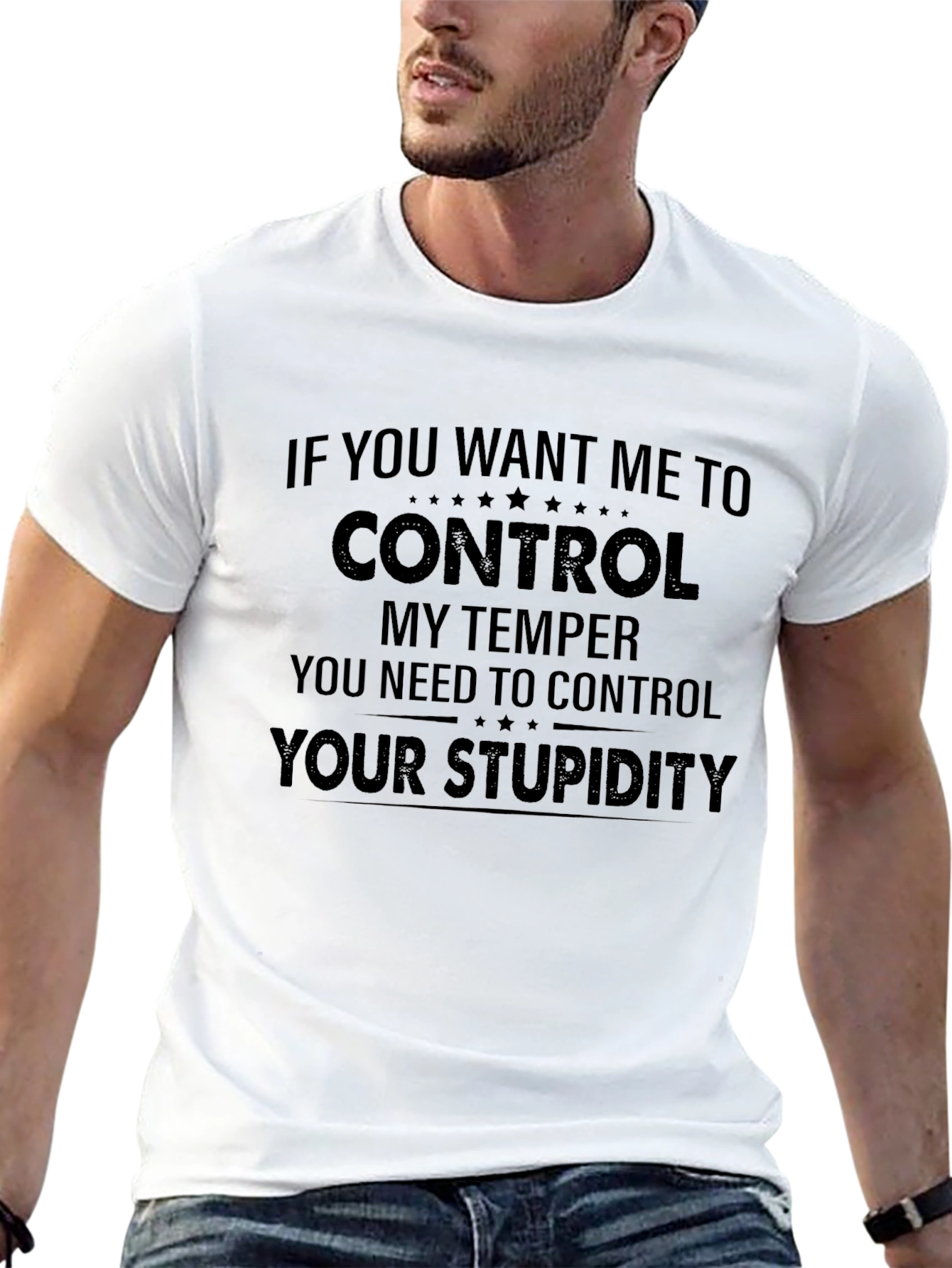 Control Your Stupidity Graphic Tee