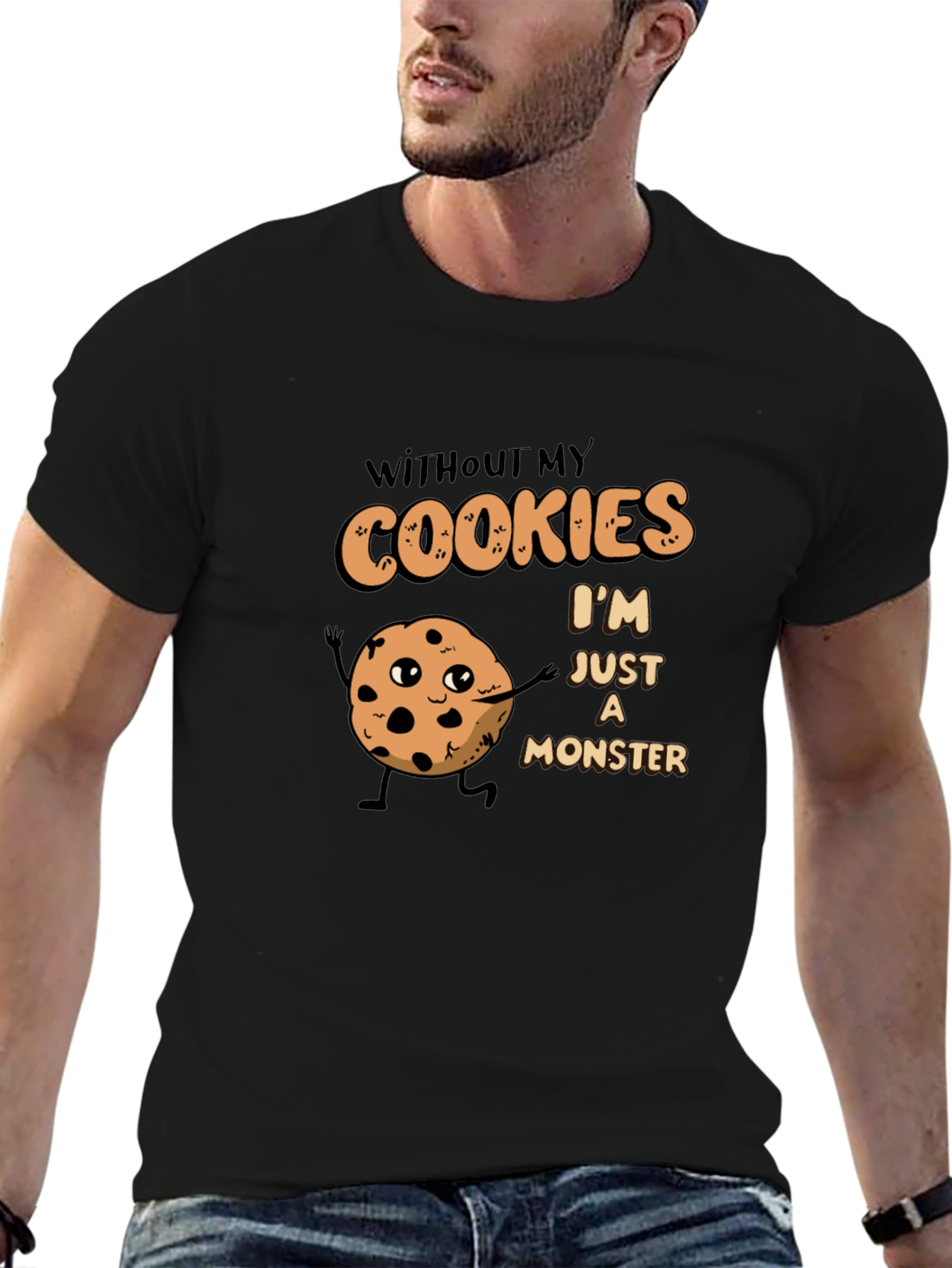 Cookie Monster T-Shirt - Funny Graphic Tee