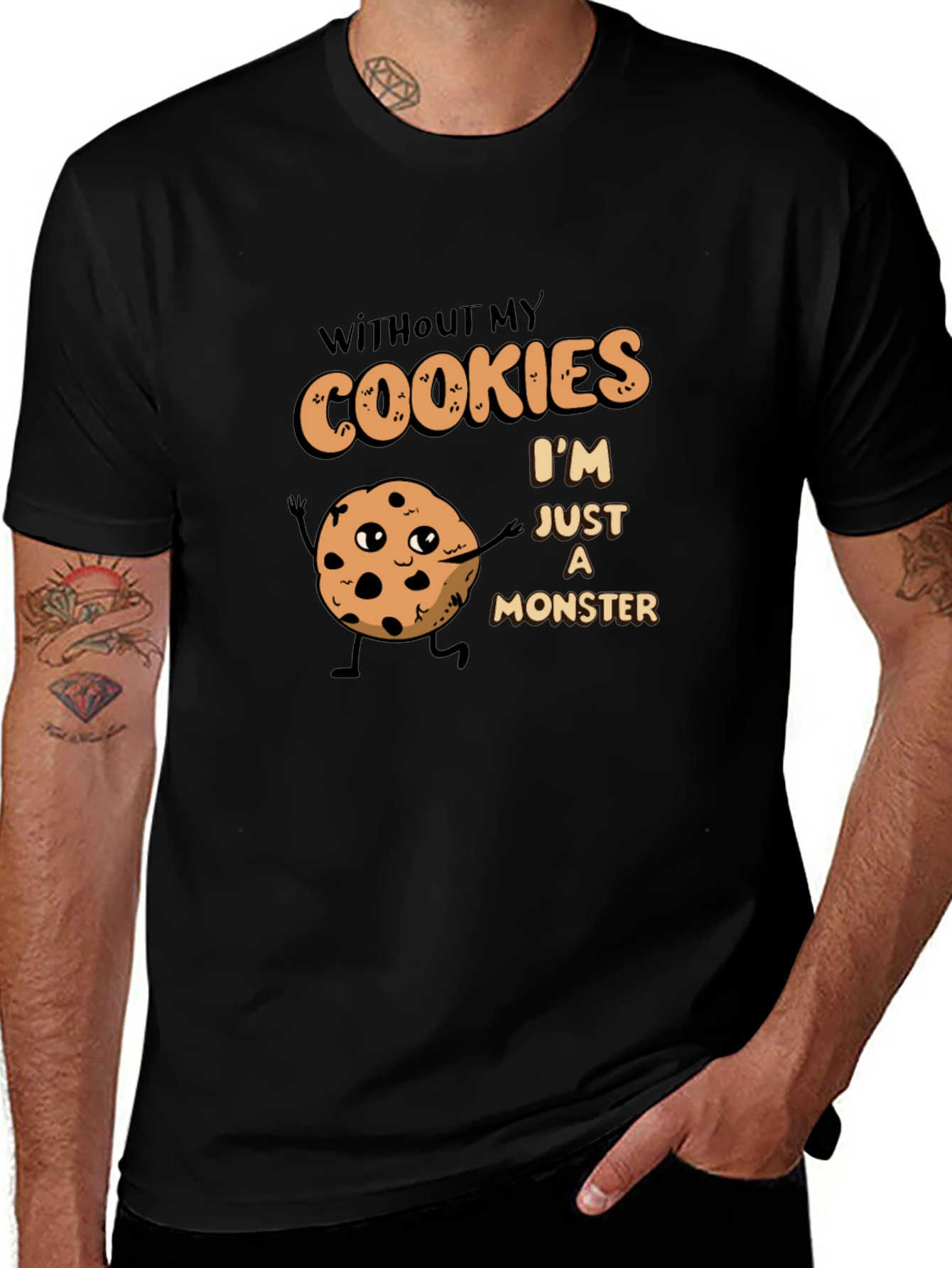 Cookie Monster T-Shirt - Funny Graphic Tee