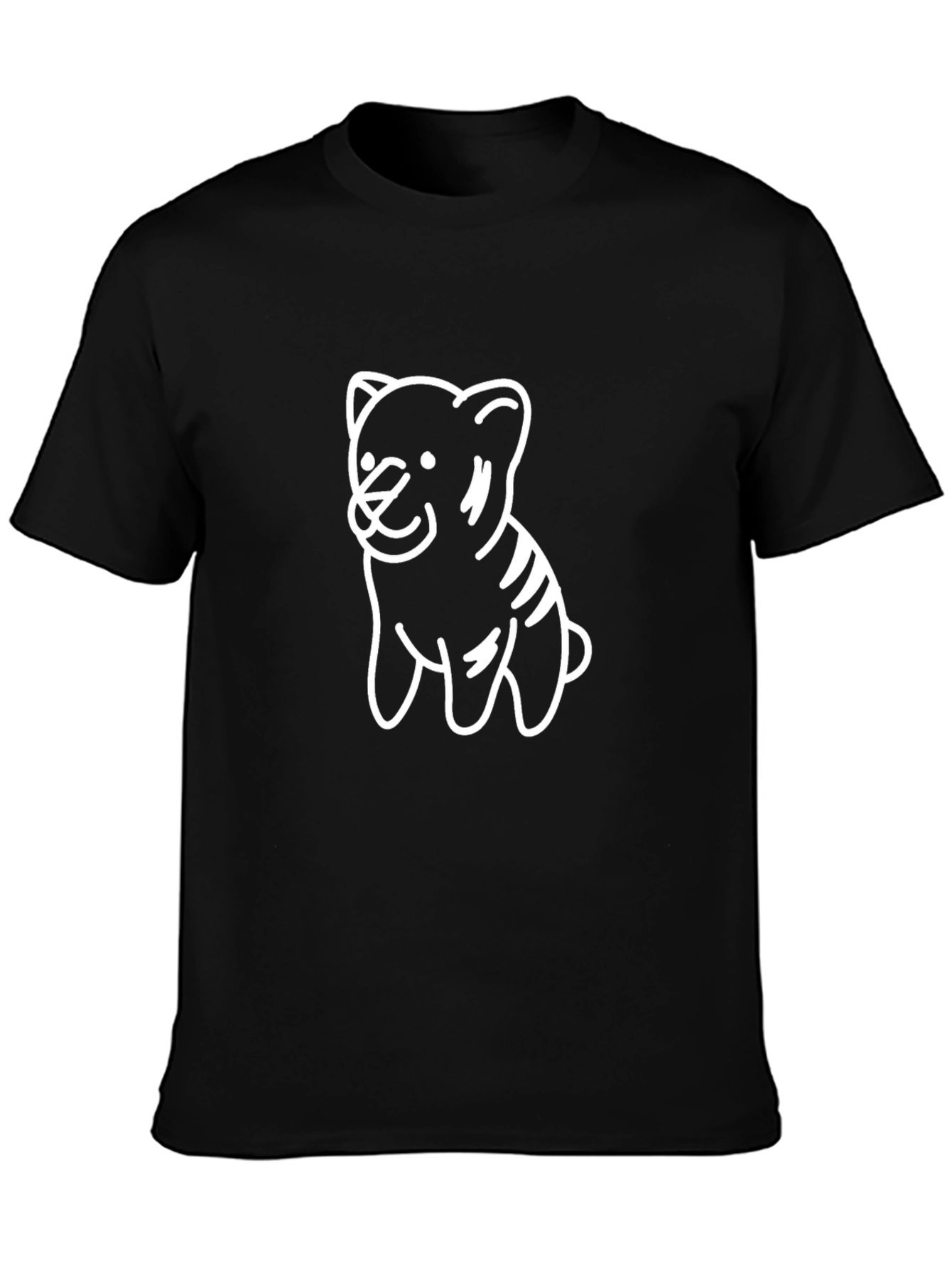 Tiger Cub Graphic Tee - Mens Black T-Shirt