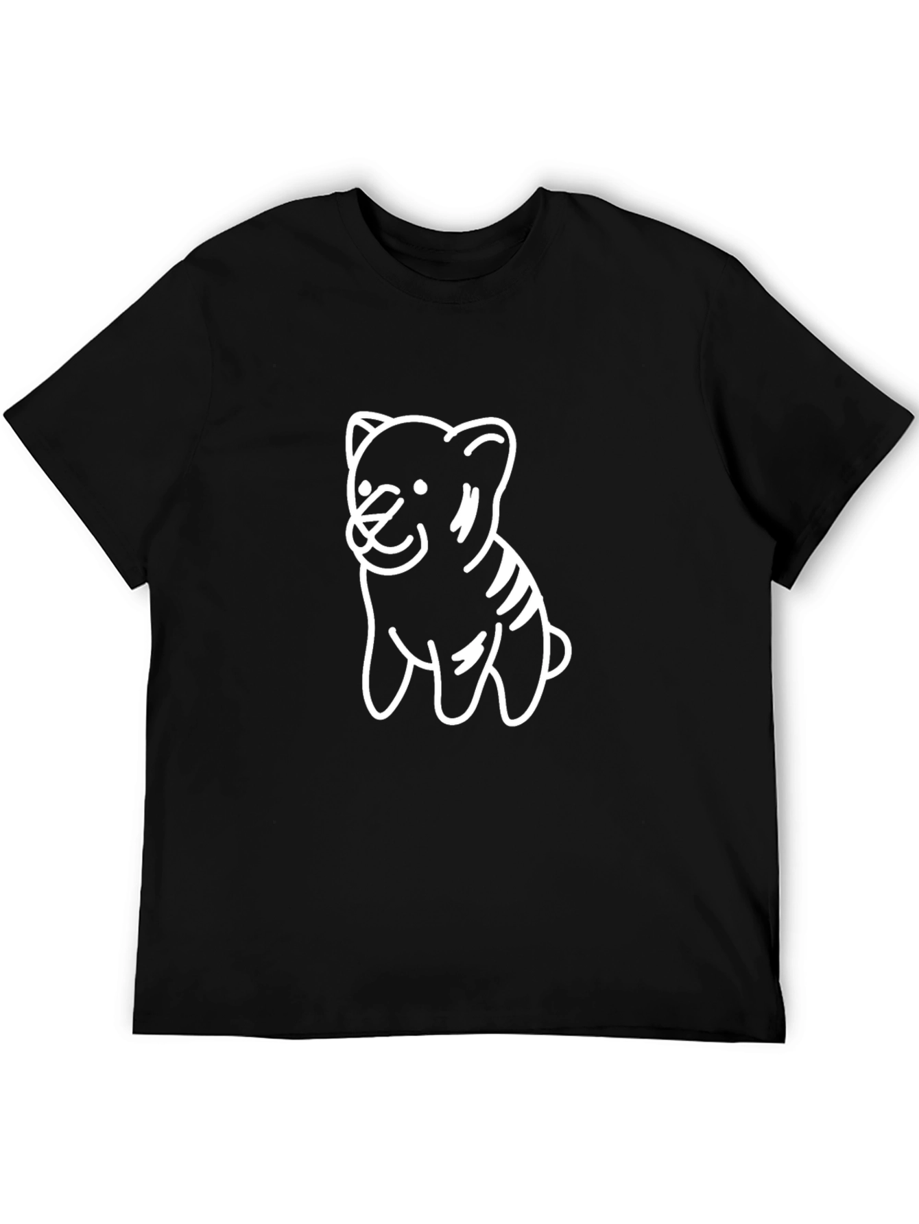 Tiger Cub Graphic Tee - Mens Black T-Shirt