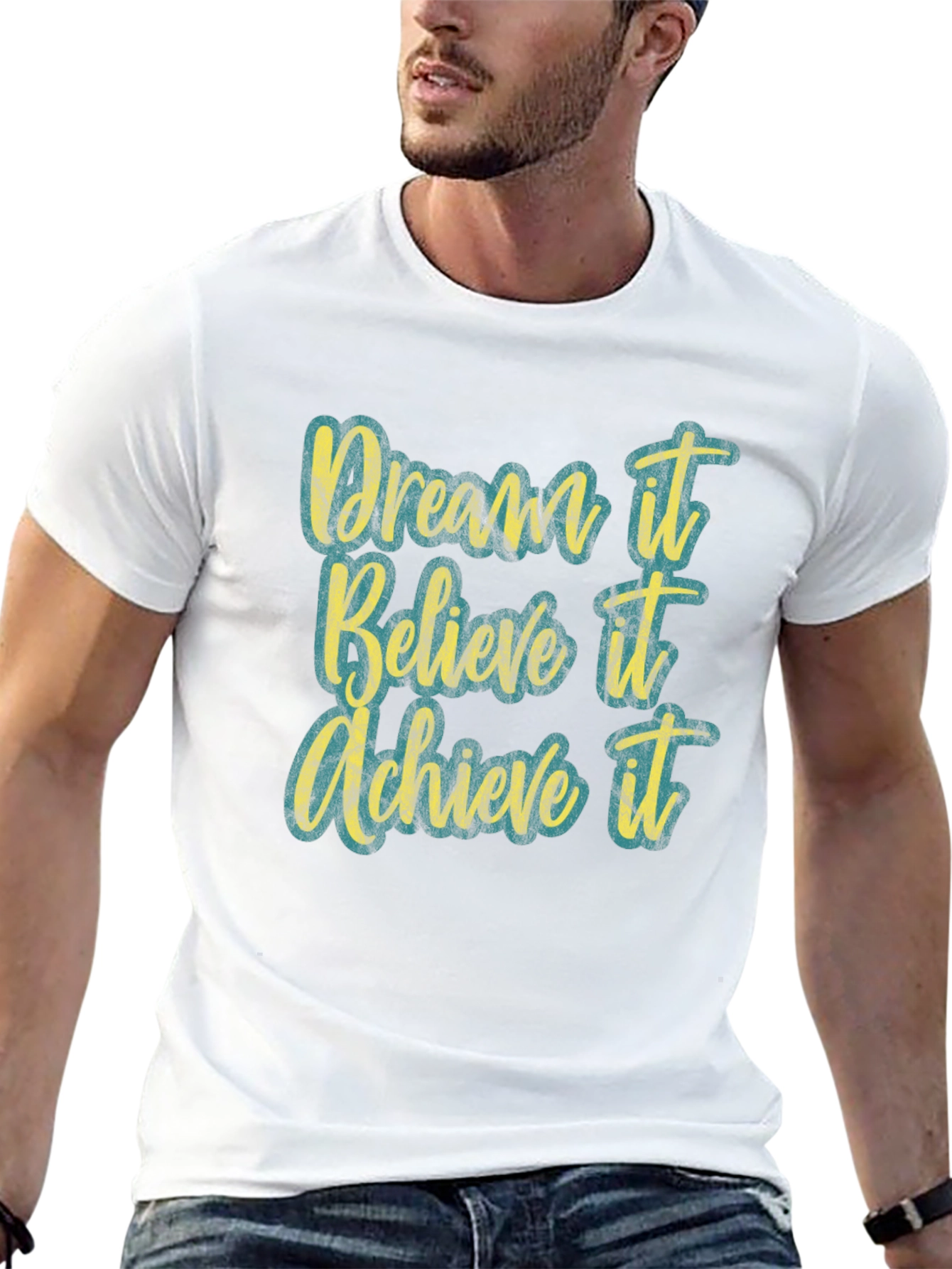 Dream Believe Achieve T-Shirt - Motivational Tee