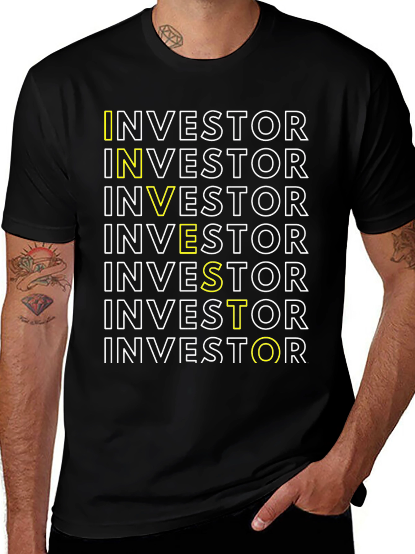 Investor Graphic Tee - Bold Statement Style