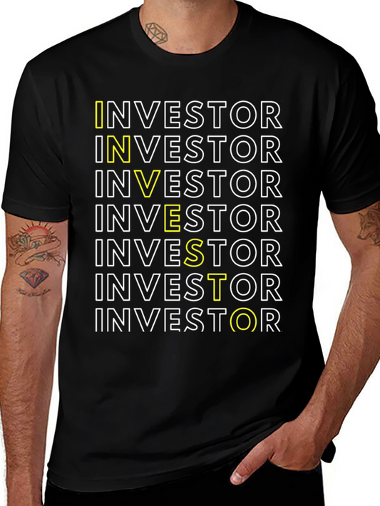 Investor Graphic Tee - Bold Statement Style