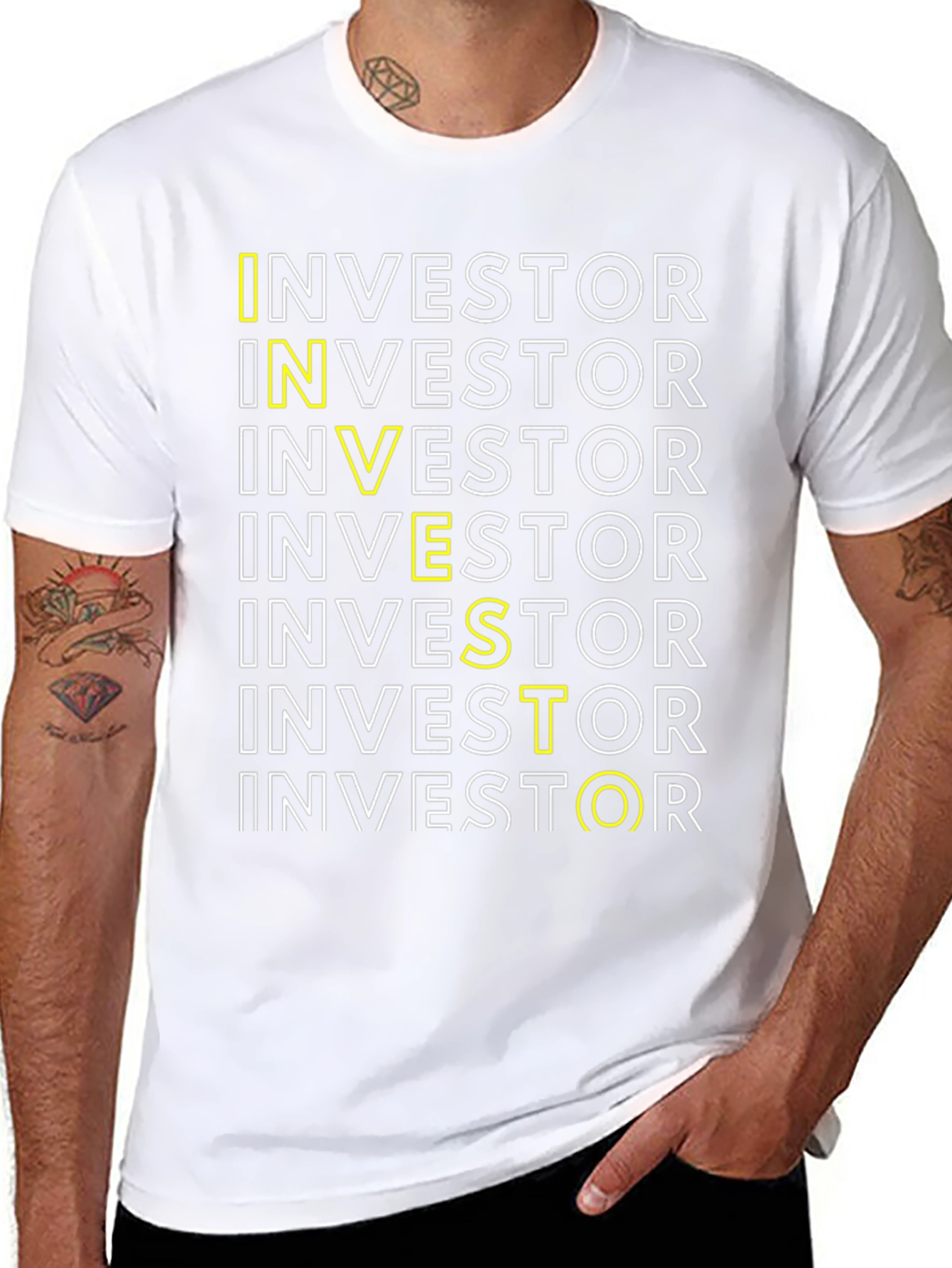 Investor Graphic Tee - Bold Statement Style