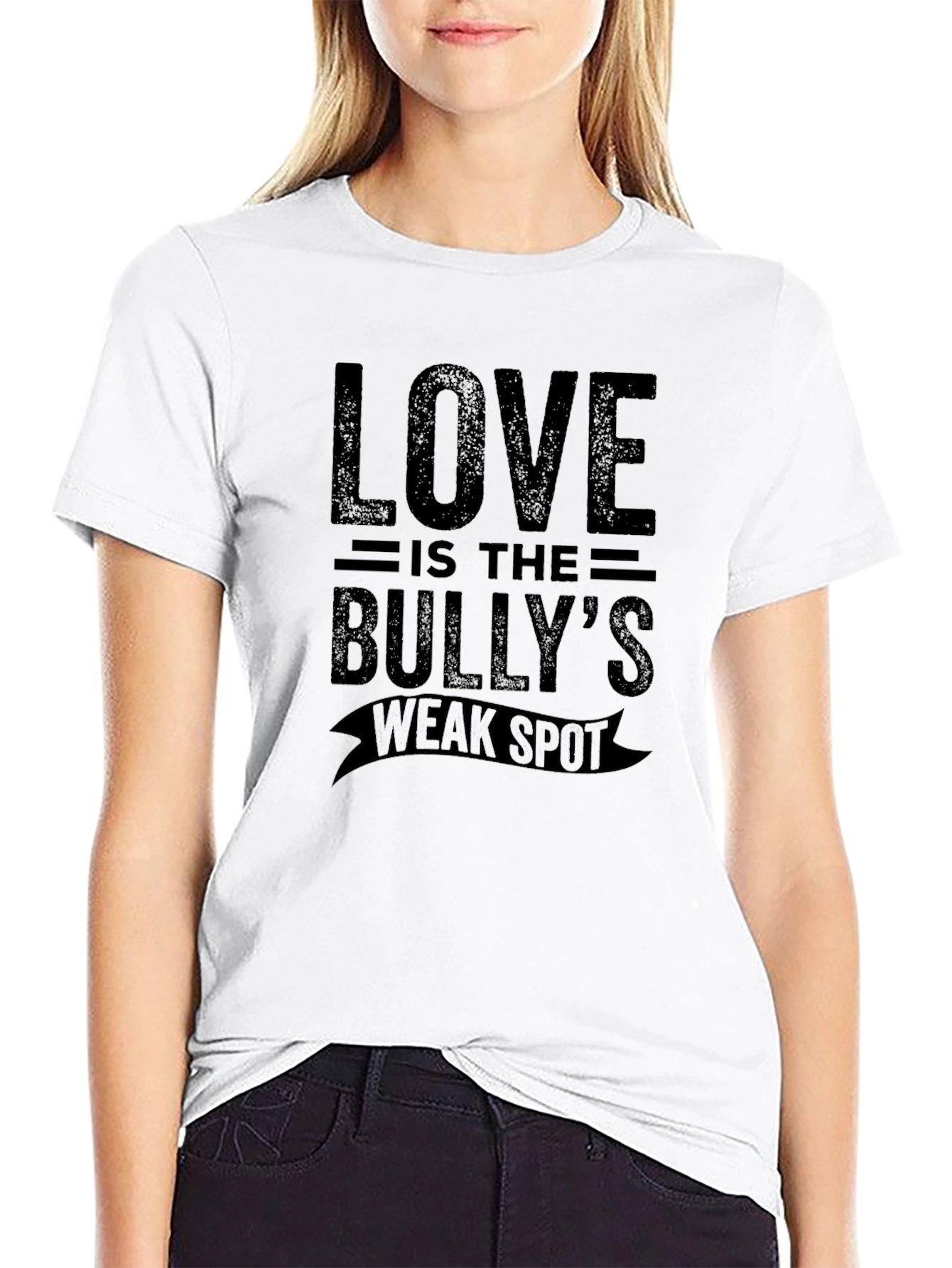 Love Is The Bullys Weak Spot Graphic Tee