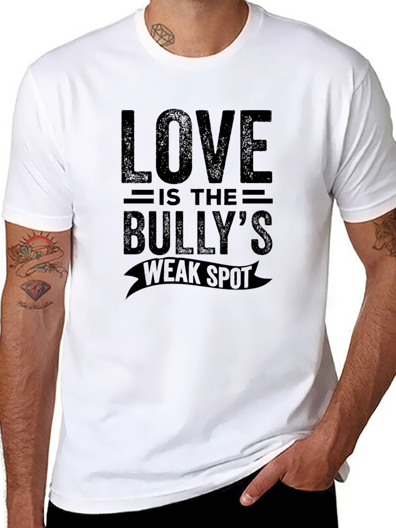 Love Is The Bullys Weak Spot Graphic Tee