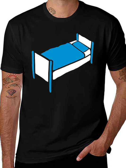 Bed Graphic Tee - Relaxed Comfort Shirt