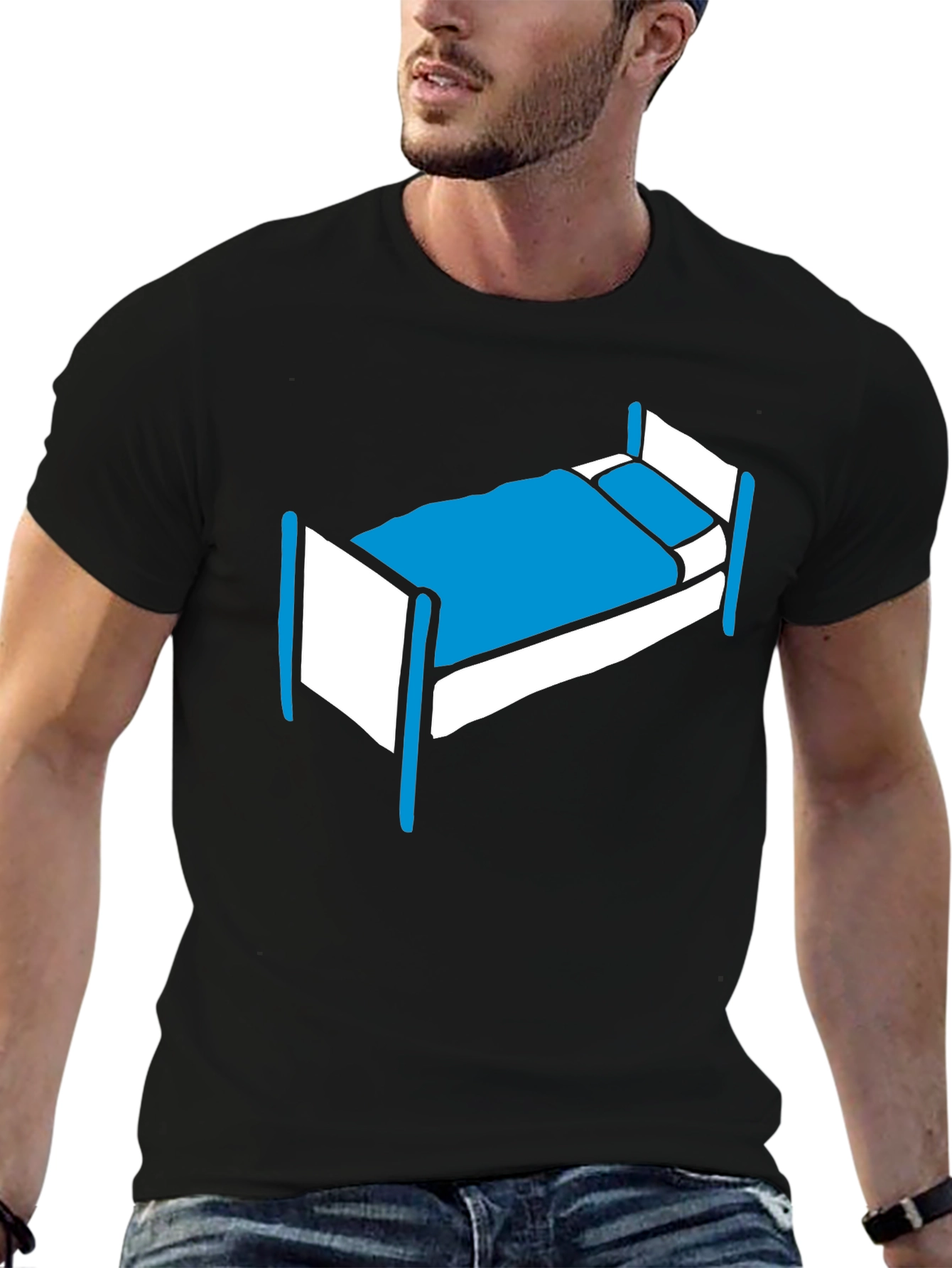 Bed Graphic Tee - Relaxed Comfort Shirt