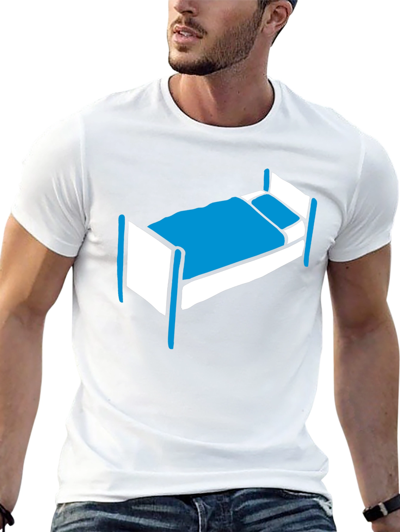 Bed Graphic Tee - Relaxed Comfort Shirt