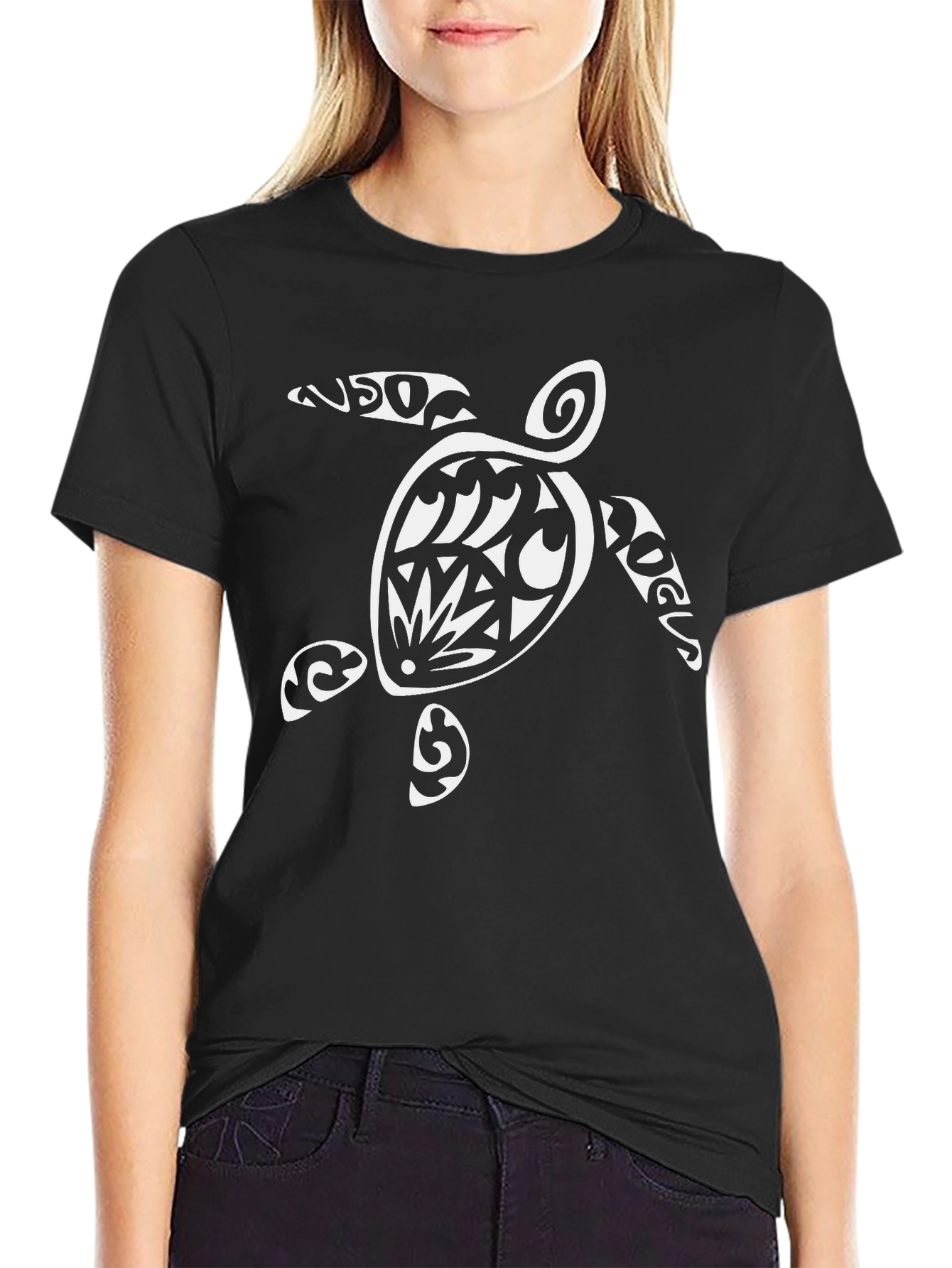 Black Turtle Graphic Tee - Stylish & Comfortable