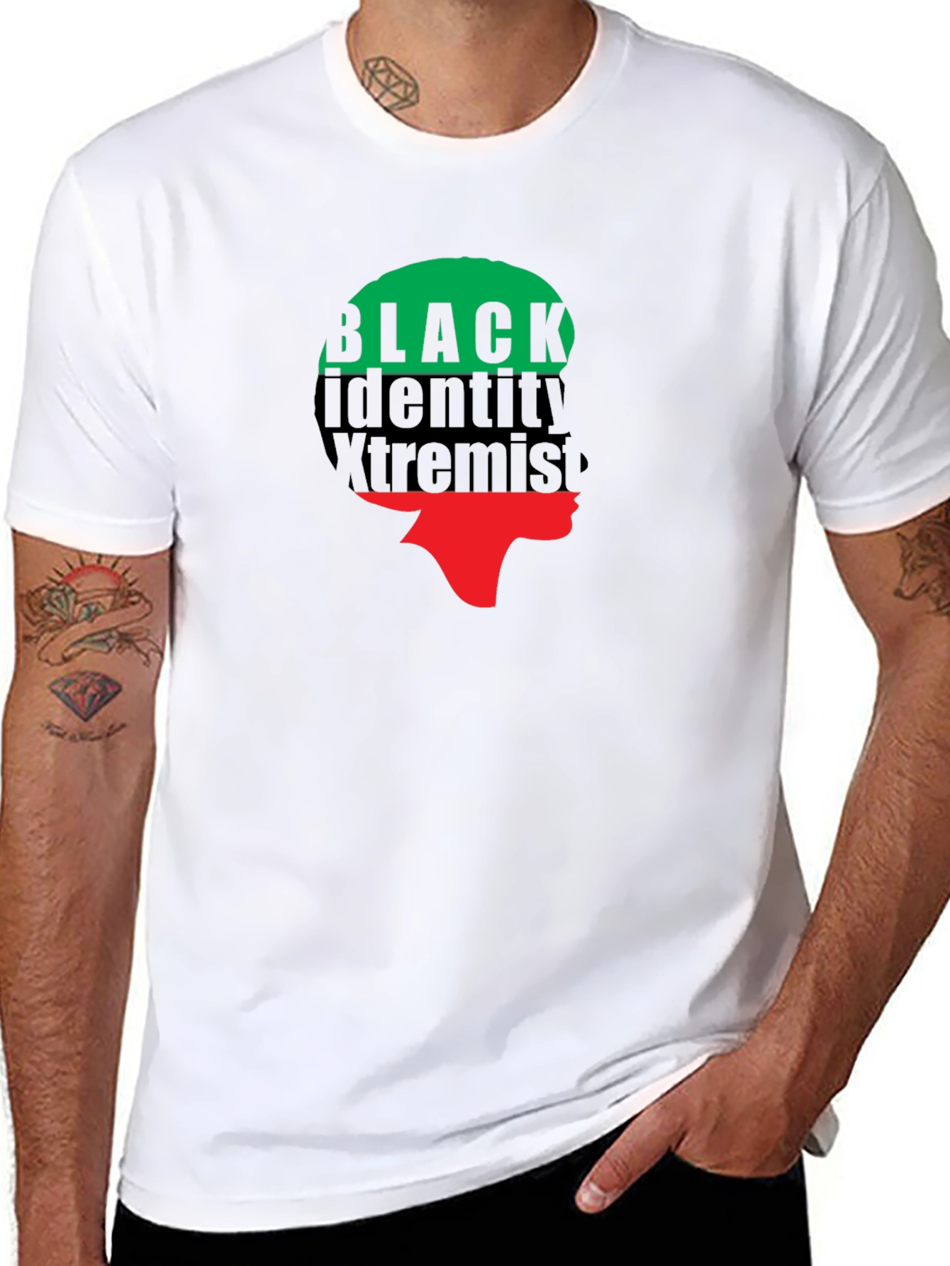 Black Identity Extremist Graphic T-Shirt