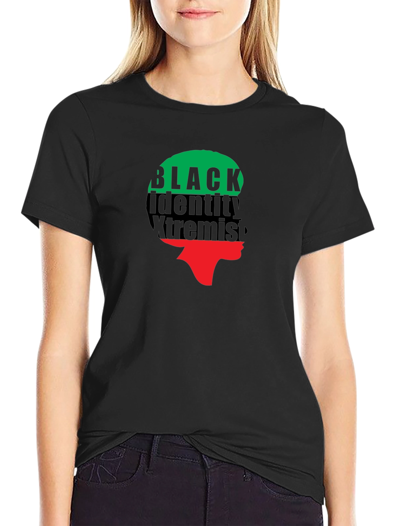 Black Identity Extremist Graphic T-Shirt