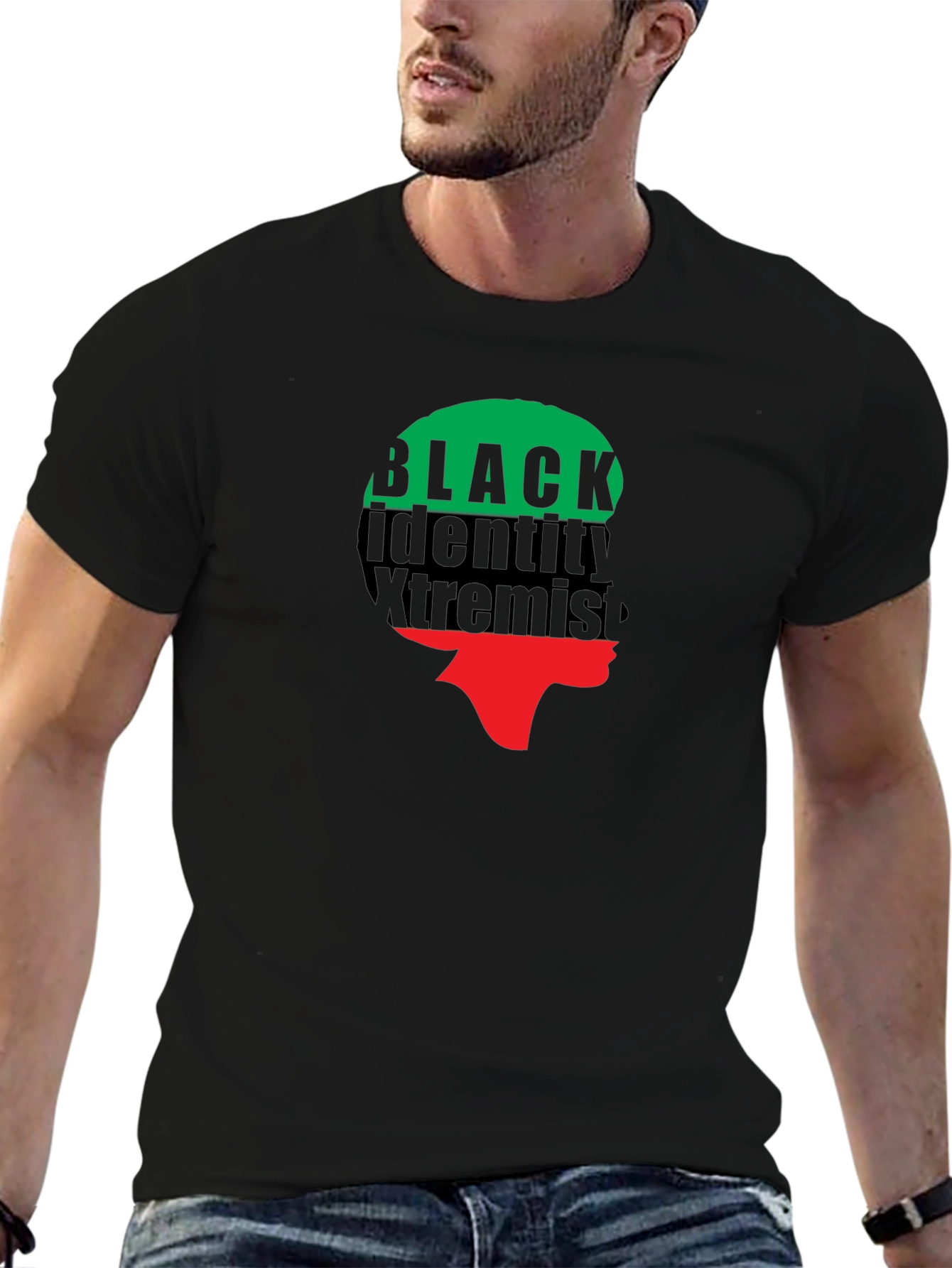 Black Identity Extremist Graphic T-Shirt