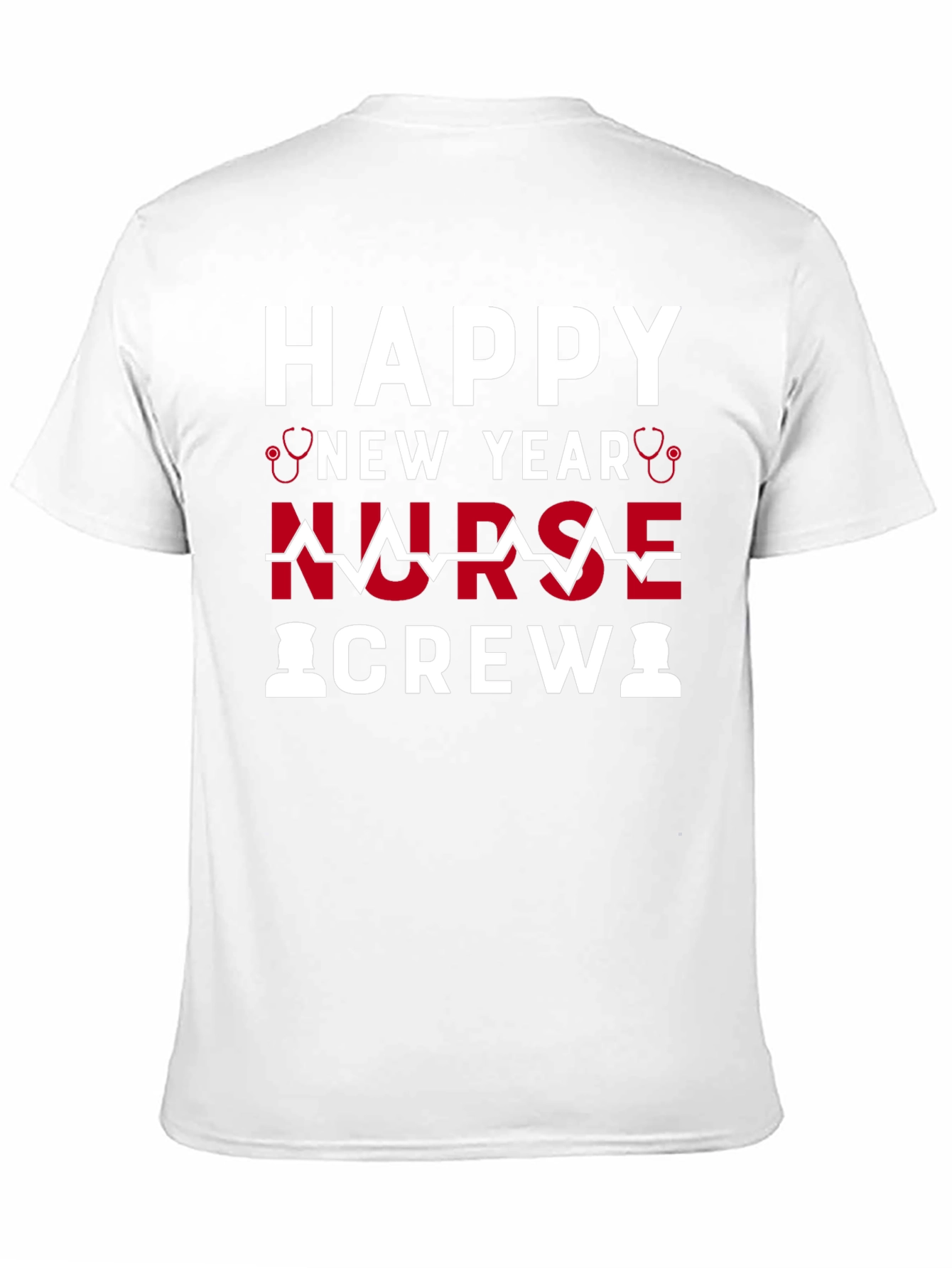 Happy New Year Nurse Crew Graphic T-Shirt