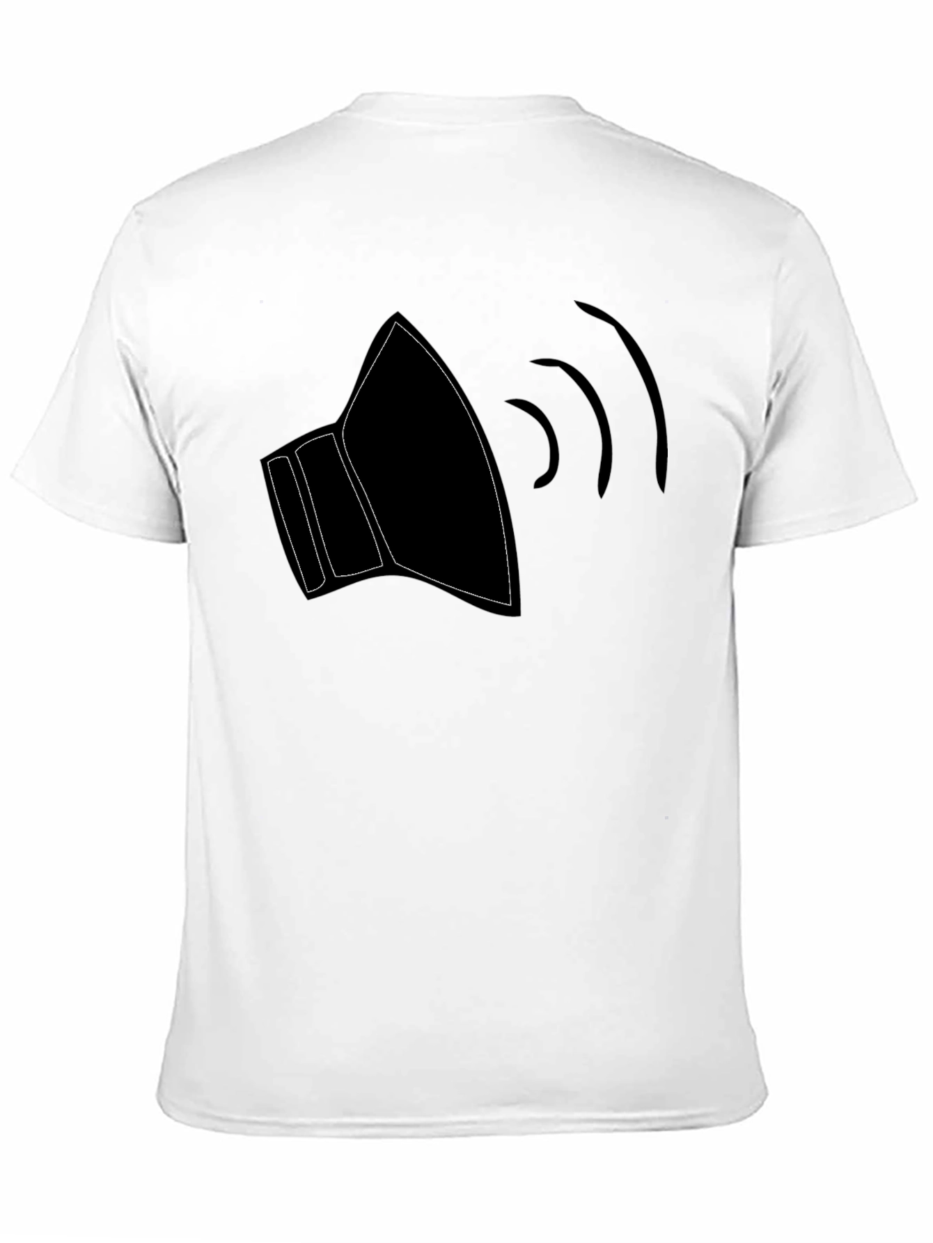 Sound Graphic Tee - Black Cotton T-Shirt
