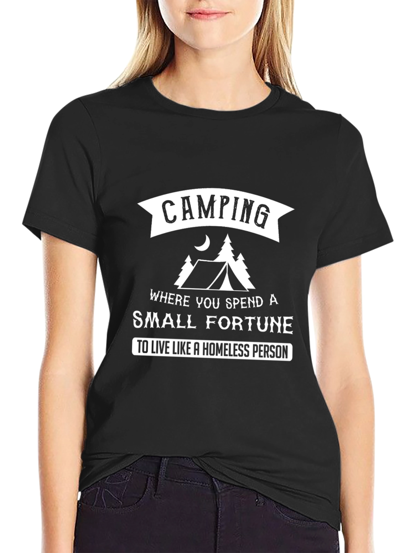 Camping Spend a Fortune T-Shirt