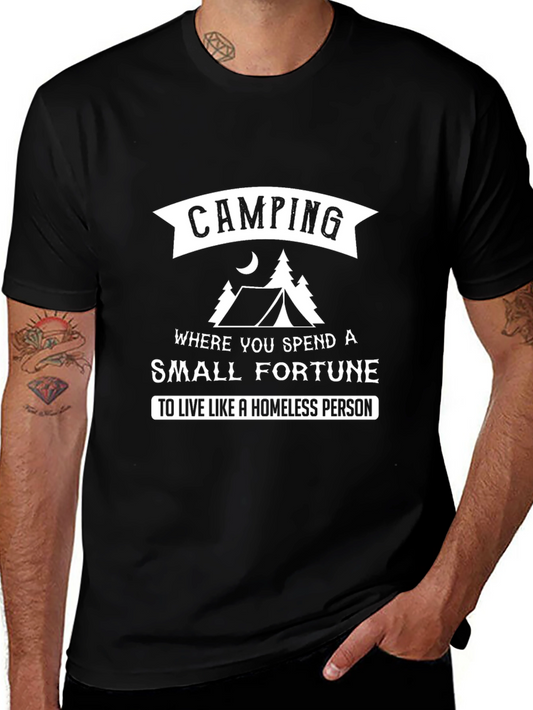 Camping Spend a Fortune T-Shirt