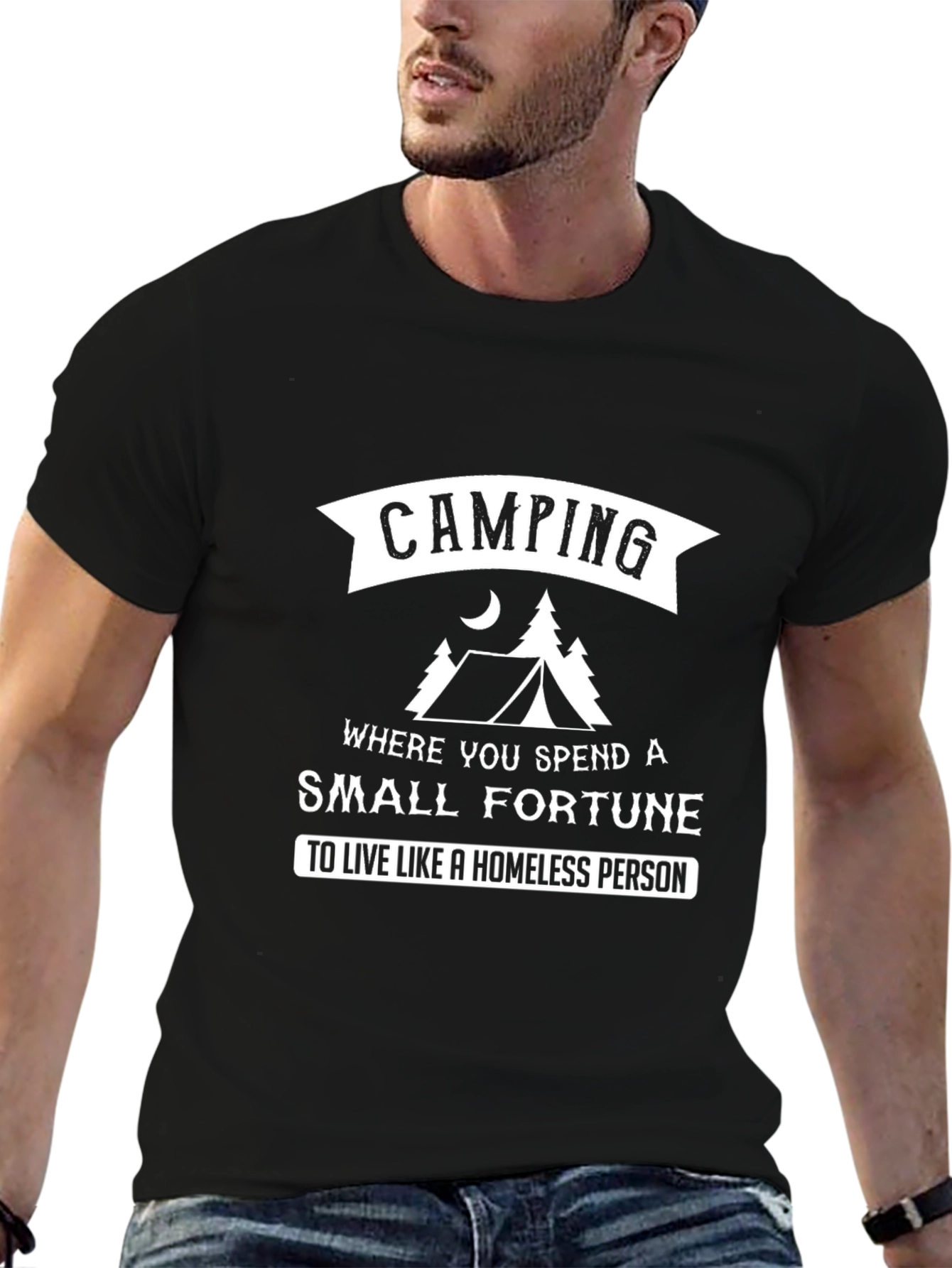 Camping Spend a Fortune T-Shirt