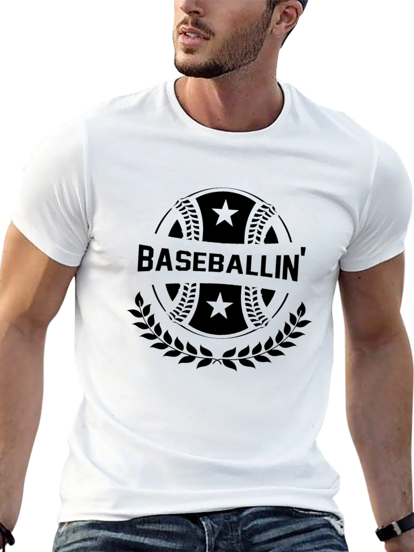 Baseballin Graphic T-Shirt - Classic Design