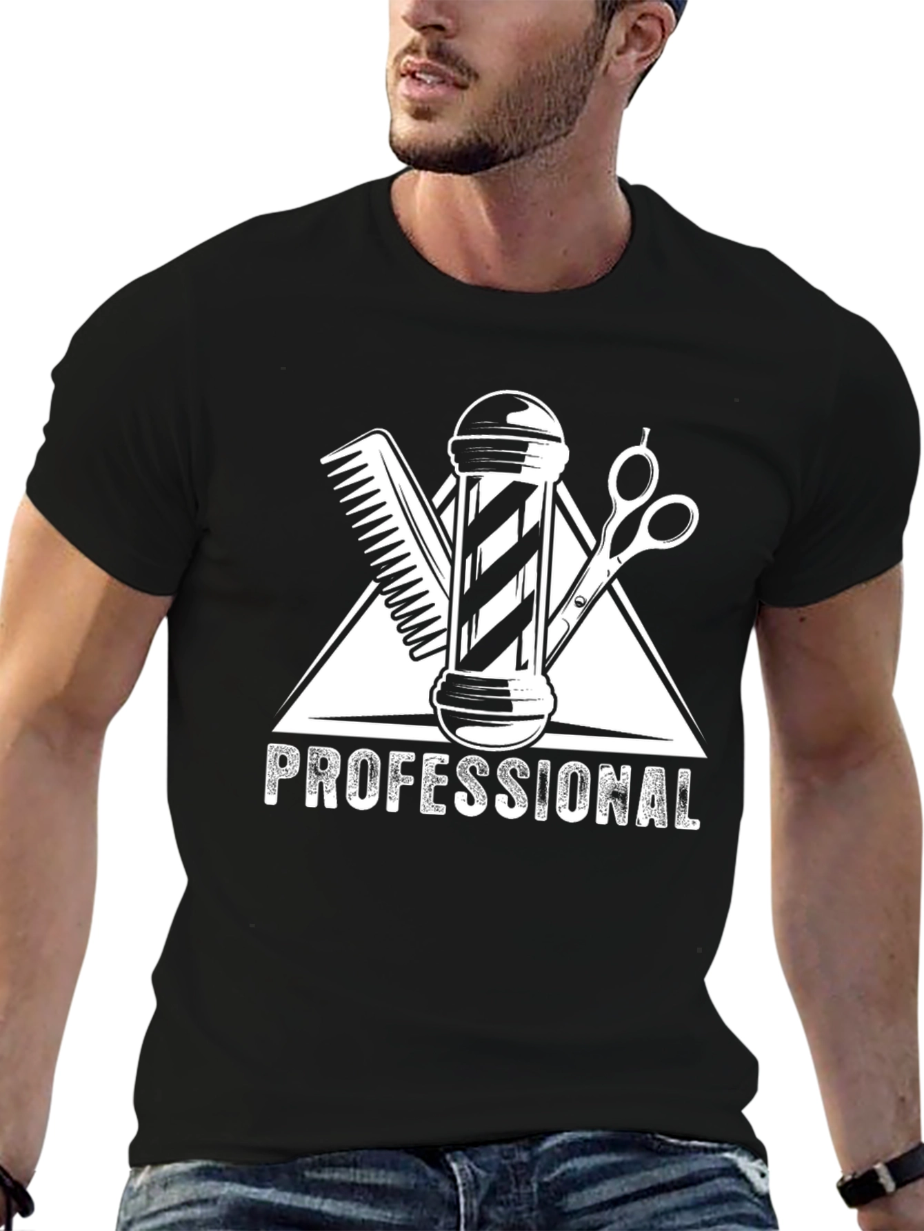 Professional Barber T-Shirt - Hair Stylist Tee
