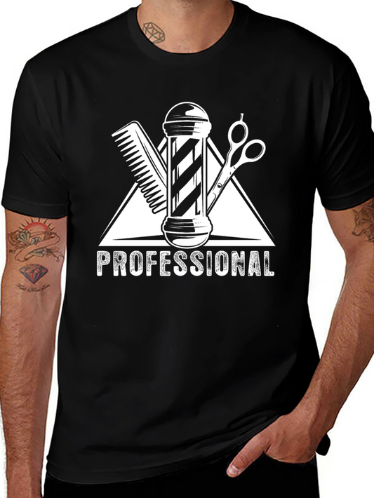 Professional Barber T-Shirt - Hair Stylist Tee