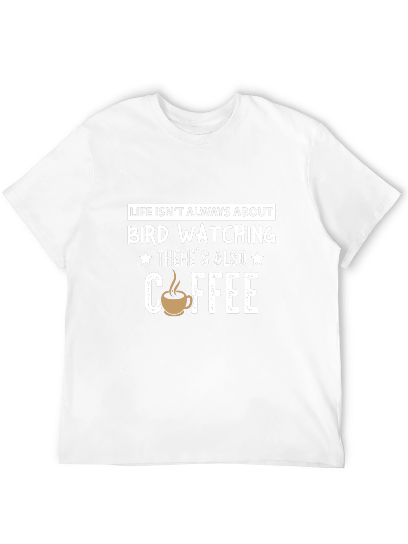 Bird Watching & Coffee T-Shirt - Funny Novelty Tee