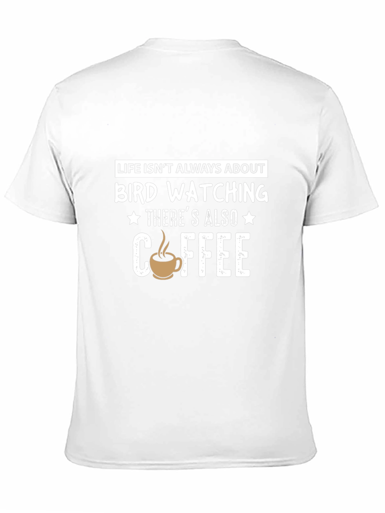 Bird Watching & Coffee T-Shirt - Funny Novelty Tee