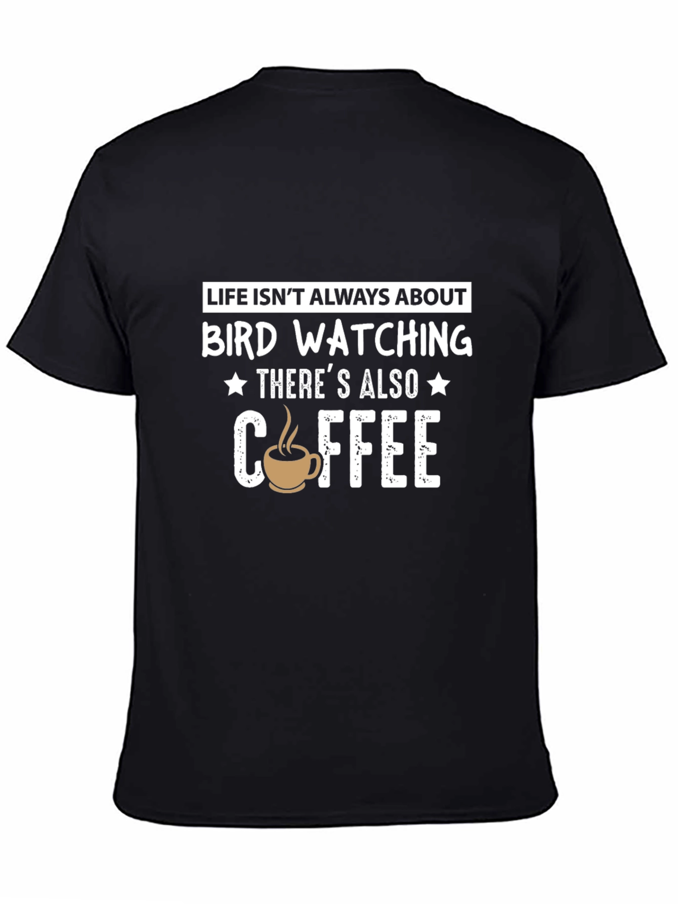 Bird Watching & Coffee T-Shirt - Funny Novelty Tee