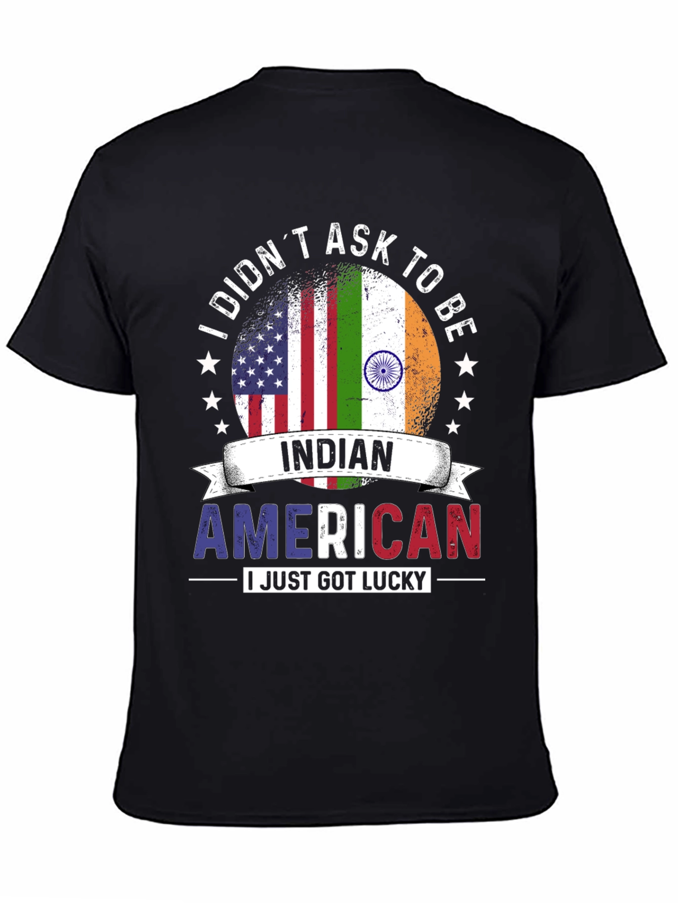 Indian American Lucky Graphic T-Shirt