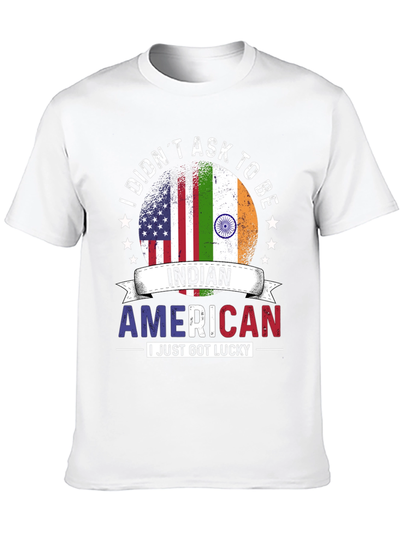 Indian American Lucky Graphic T-Shirt