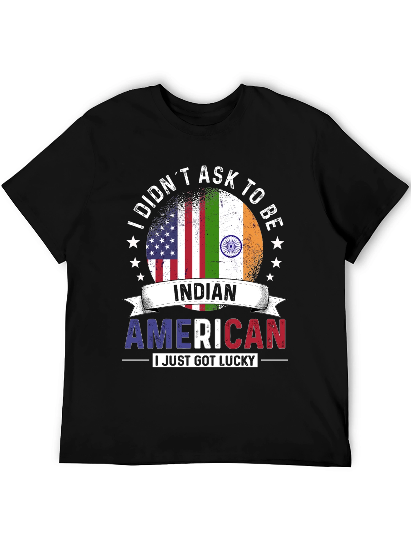 Indian American Lucky Graphic T-Shirt